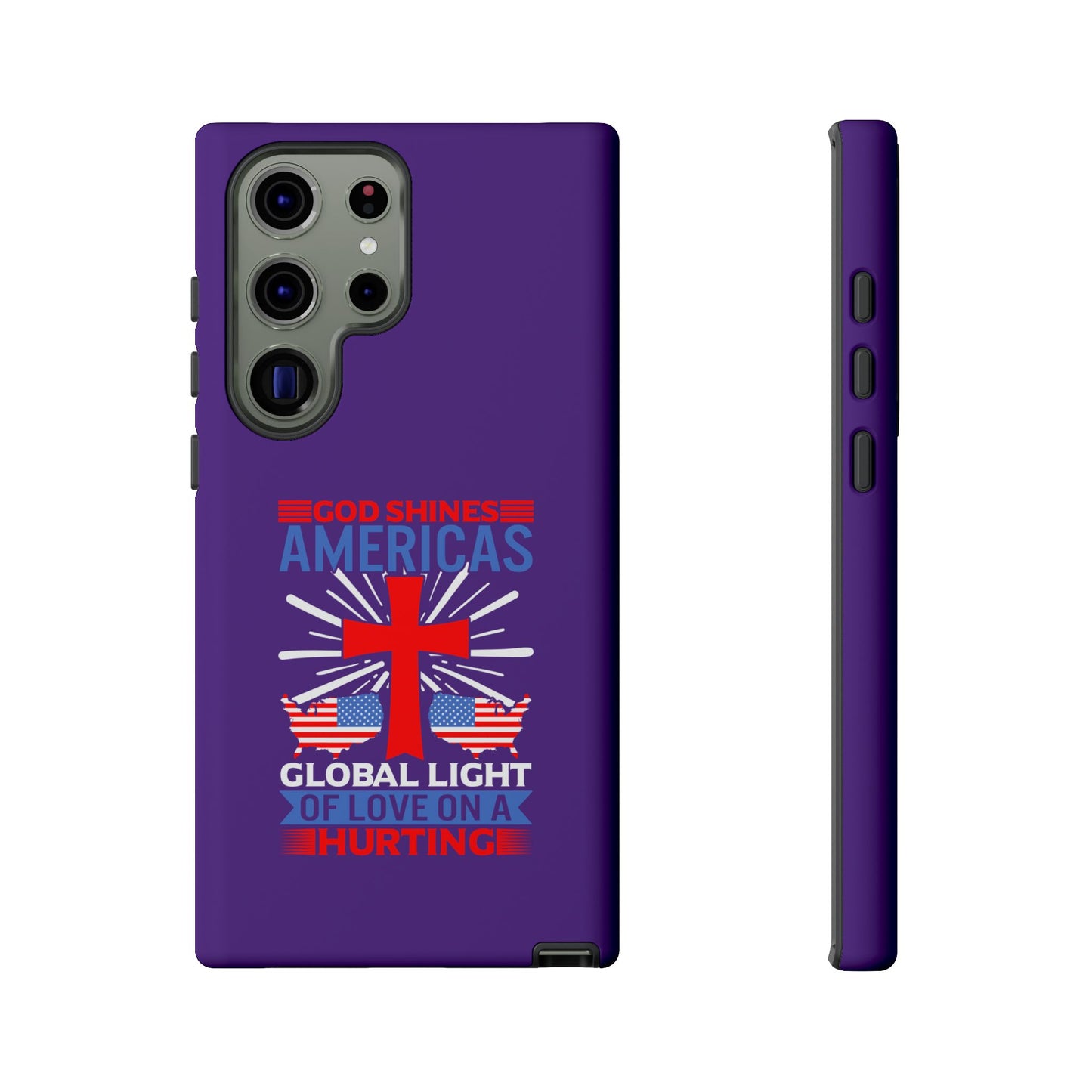 God Shines Global Light Of Love Cellphone Case