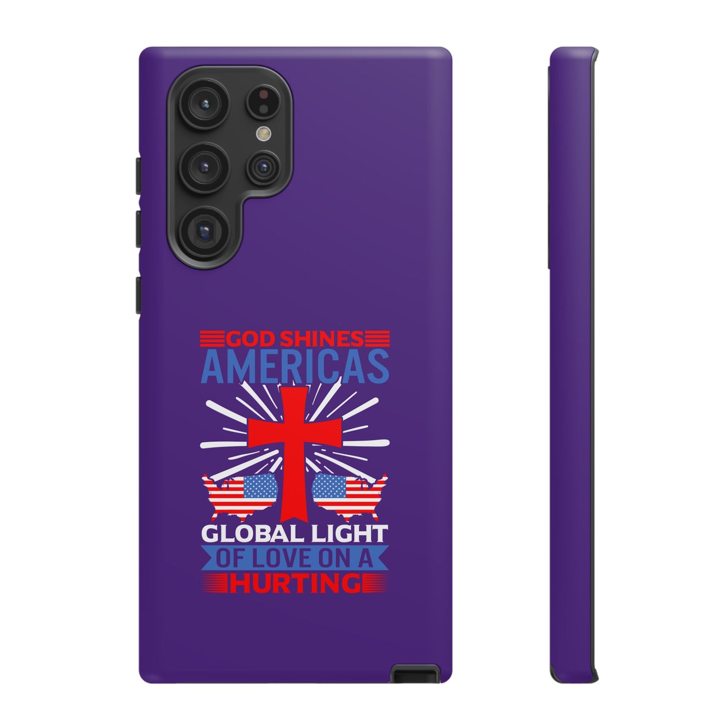 God Shines Global Light Of Love Cellphone Case