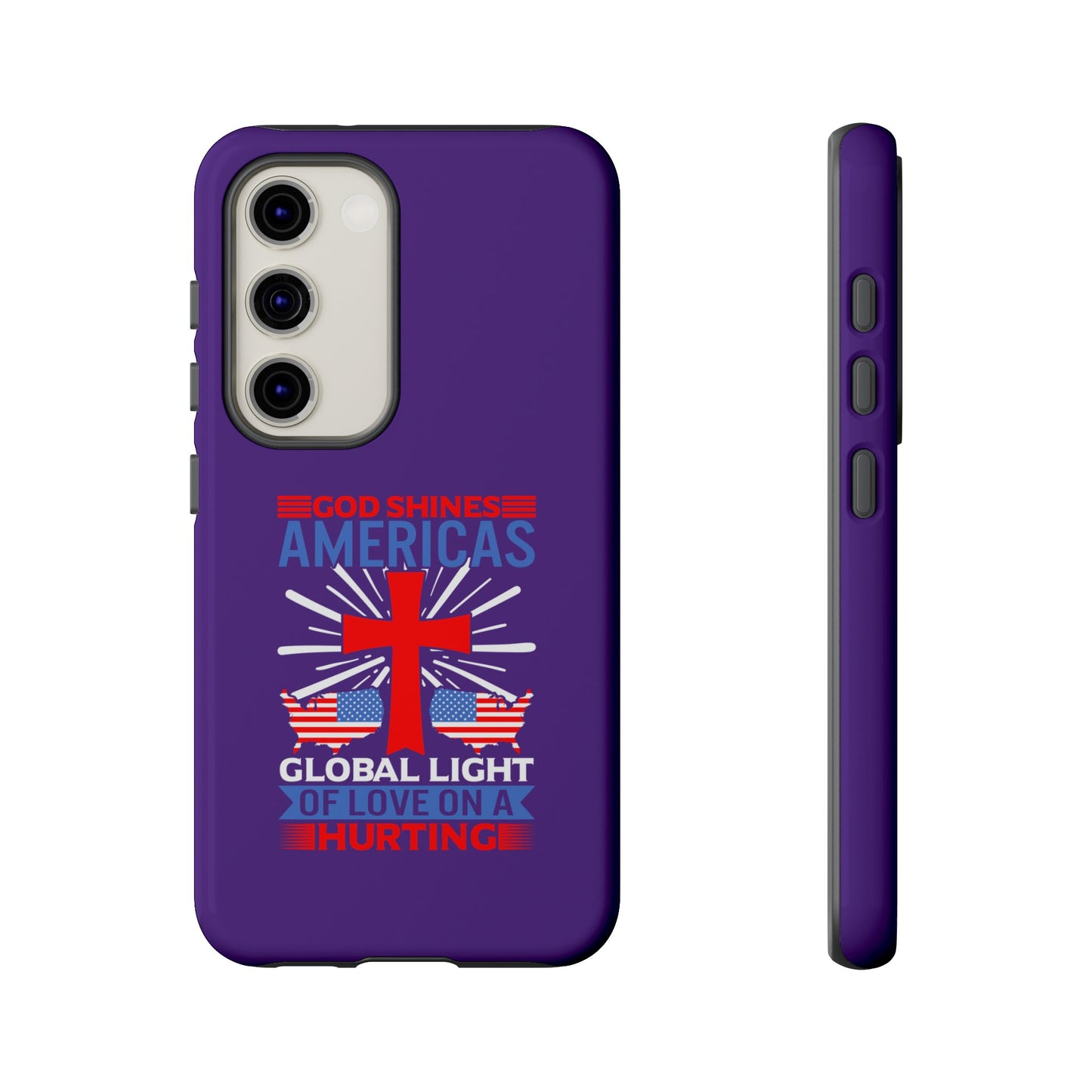 God Shines Global Light Of Love Cellphone Case