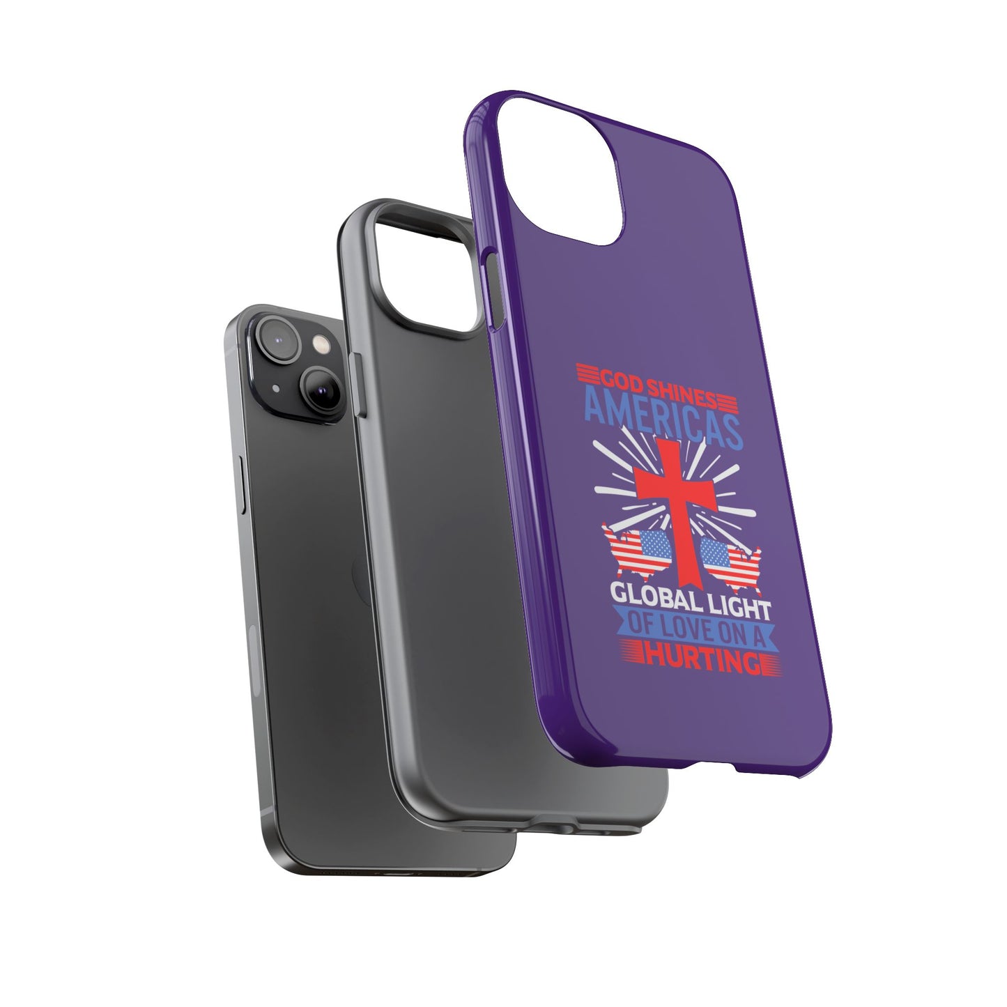 God Shines Global Light Of Love Cellphone Case