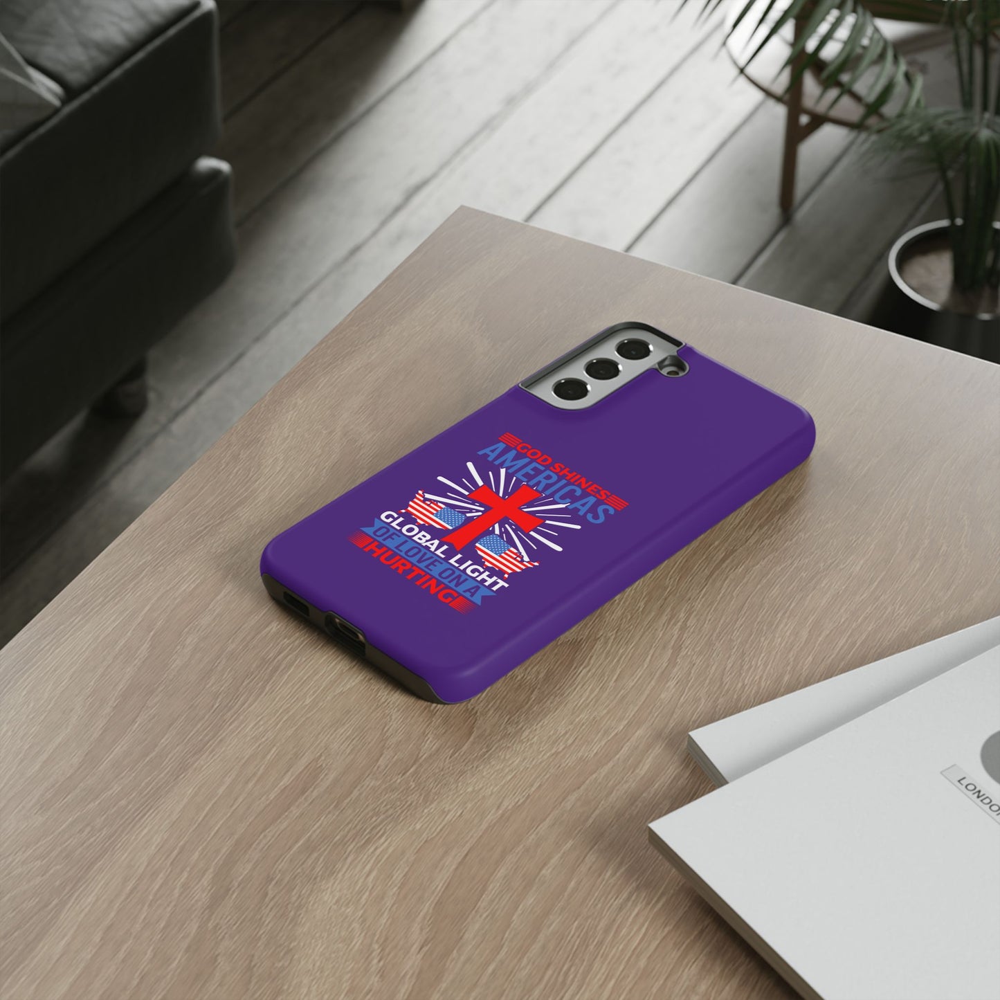 God Shines Global Light Of Love Cellphone Case