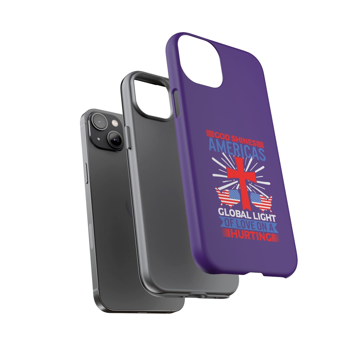 God Shines Global Light Of Love Cellphone Case