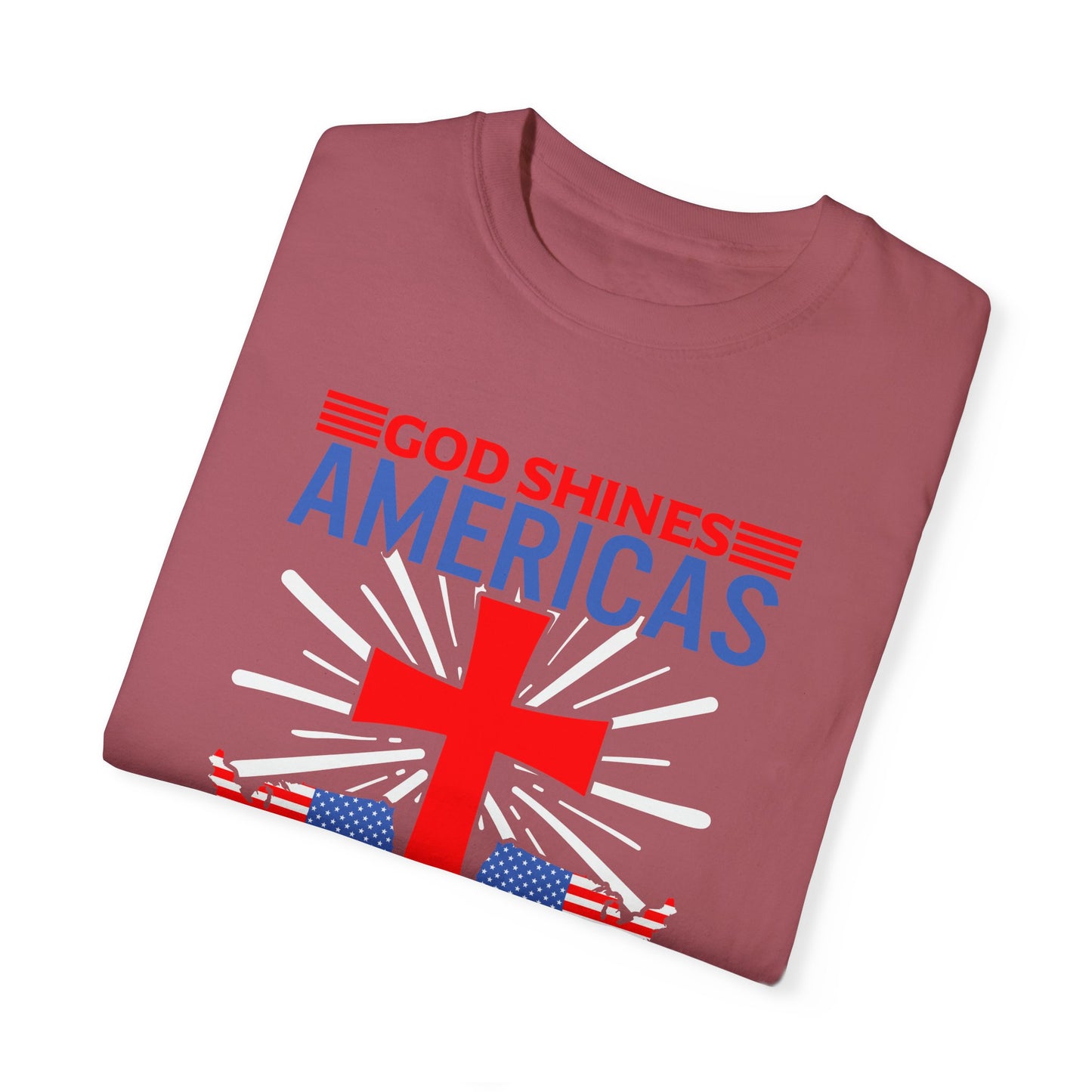 USIHA: 'God Shines America's Global Light' T-Shirt