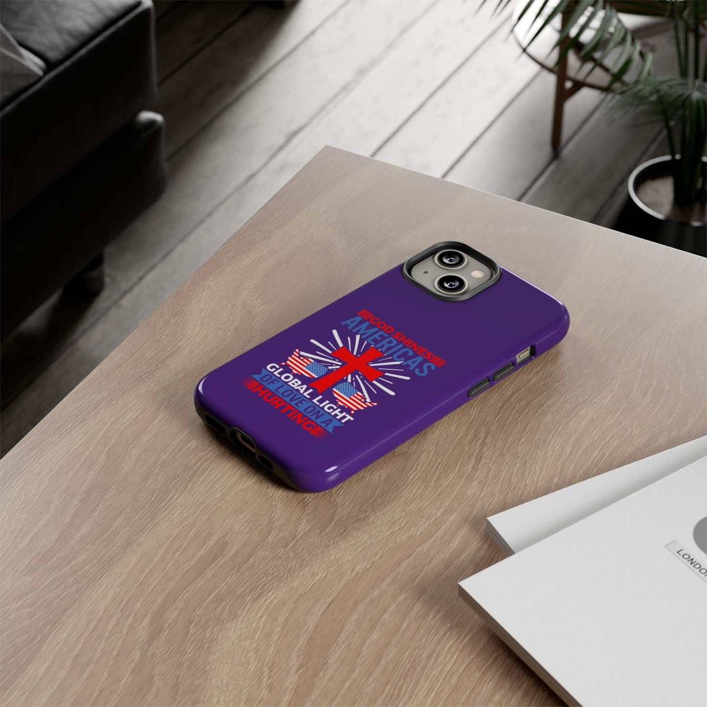 God Shines Global Light Of Love Cellphone Case