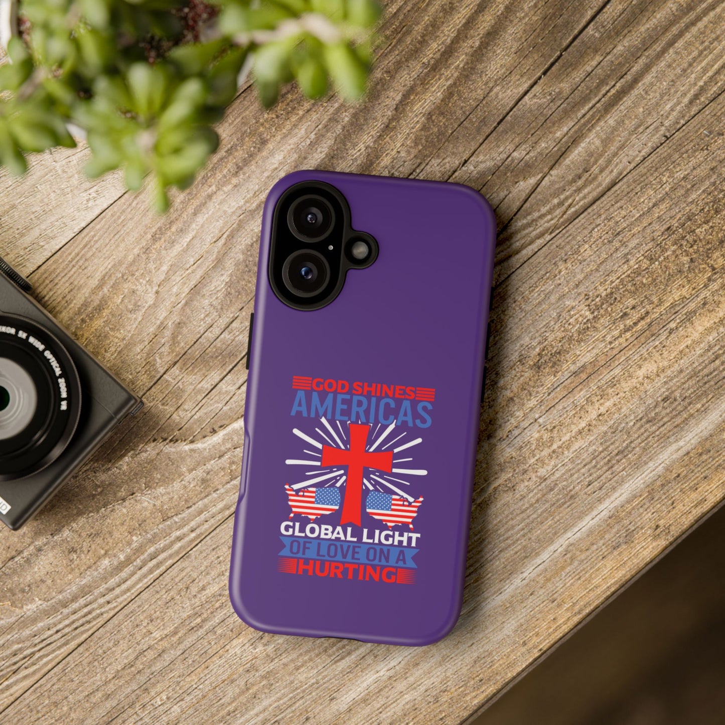 God Shines Global Light Of Love Cellphone Case