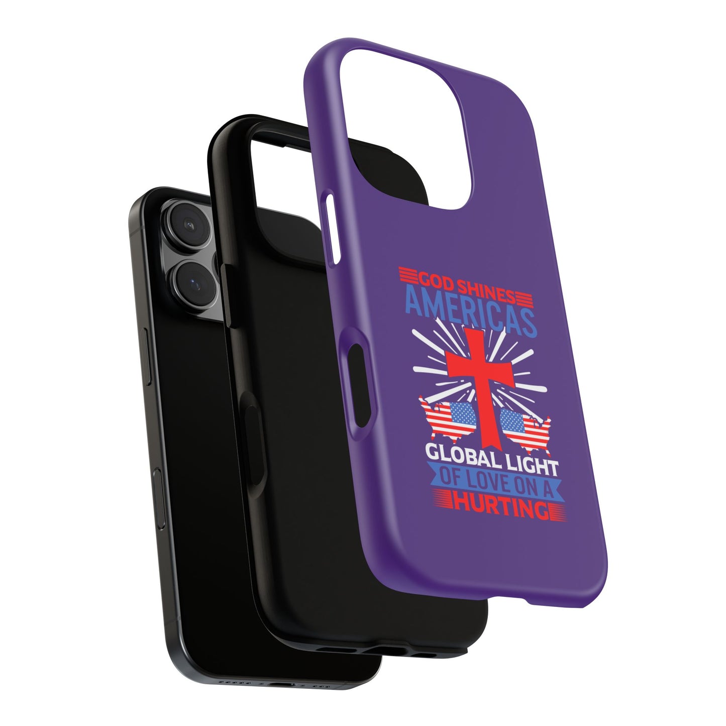 God Shines Global Light Of Love Cellphone Case