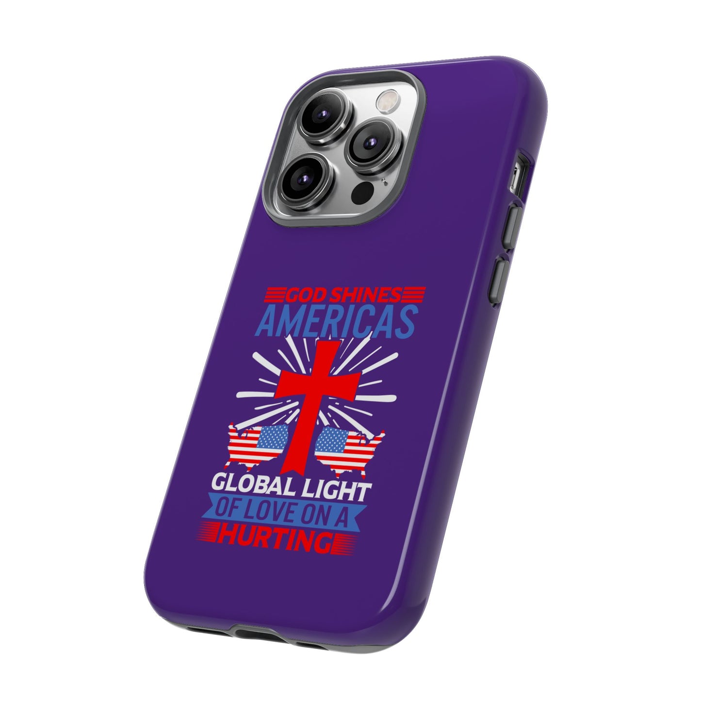 God Shines Global Light Of Love Cellphone Case