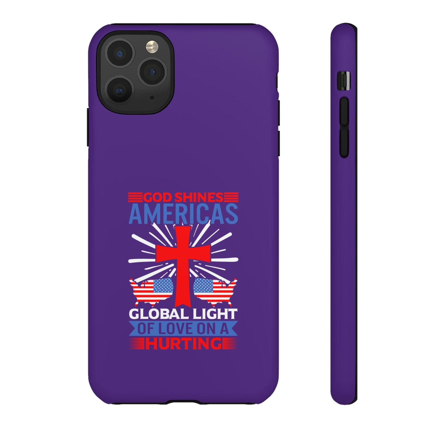 God Shines Global Light Of Love Cellphone Case