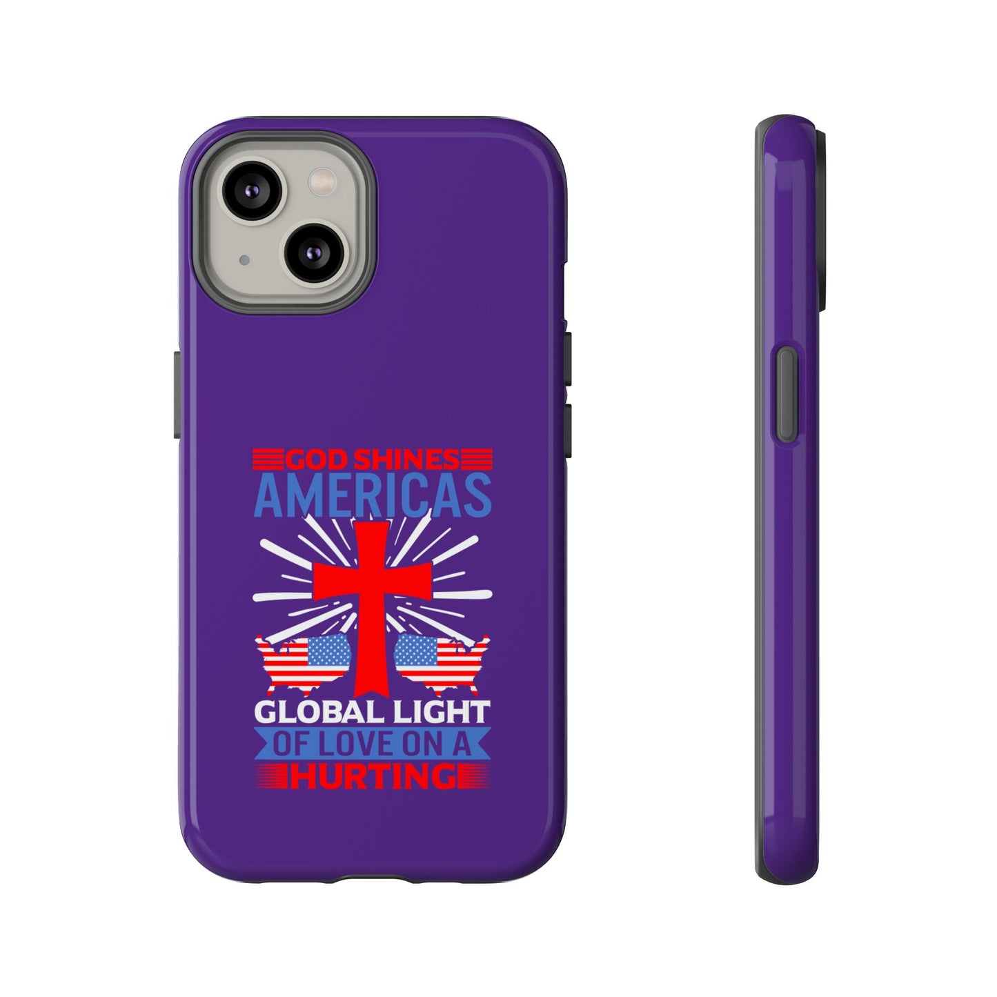 God Shines Global Light Of Love Cellphone Case