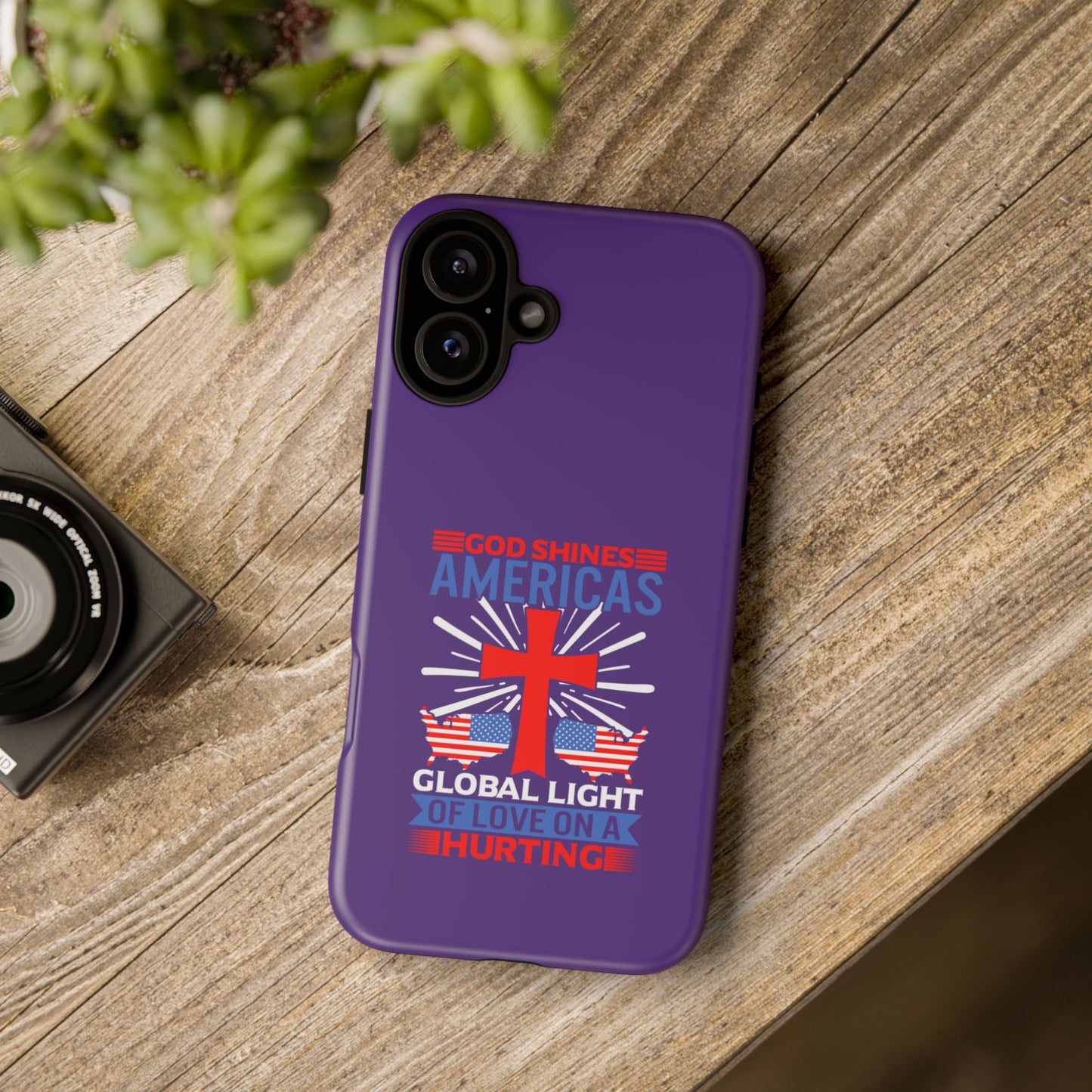 God Shines Global Light Of Love Cellphone Case