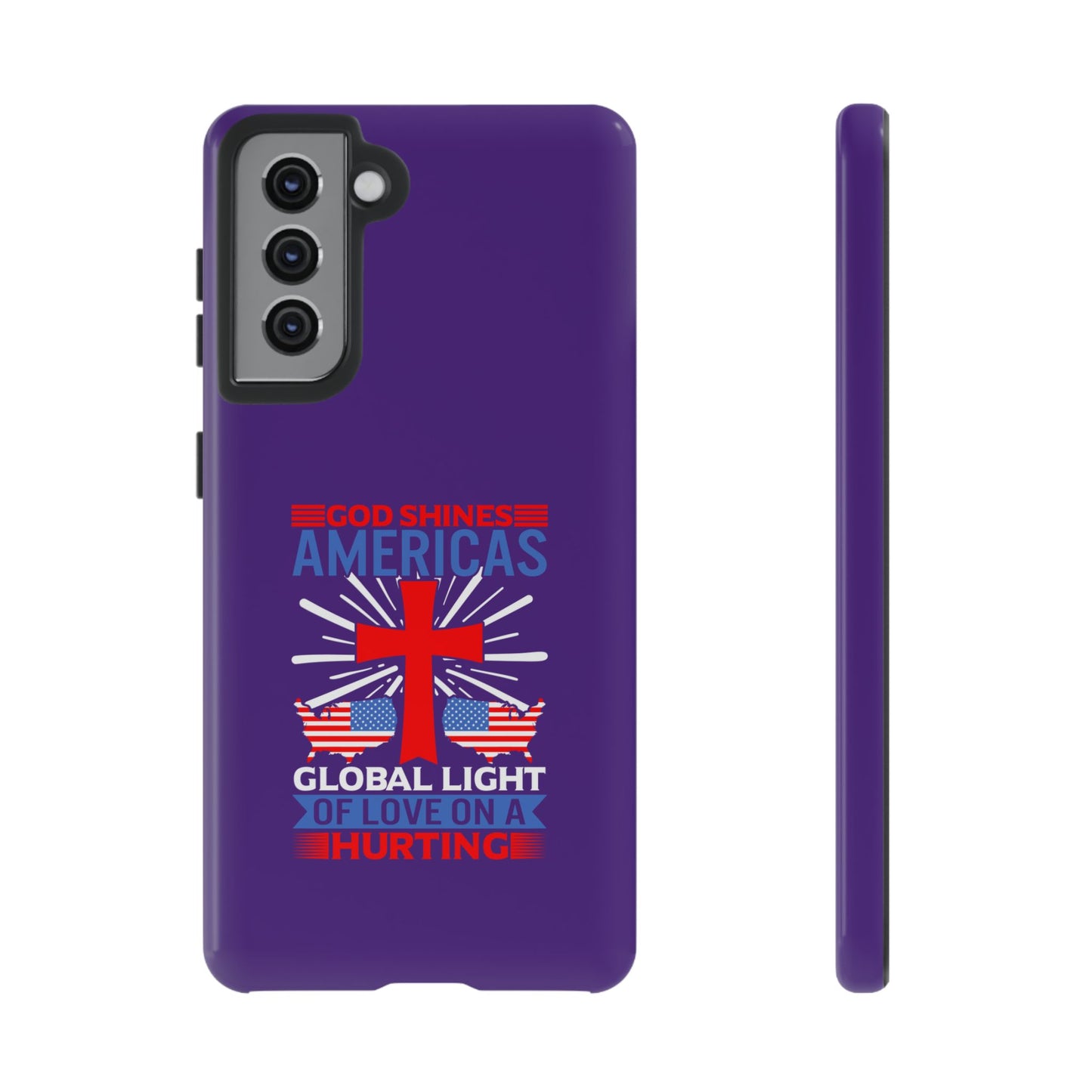 God Shines Global Light Of Love Cellphone Case
