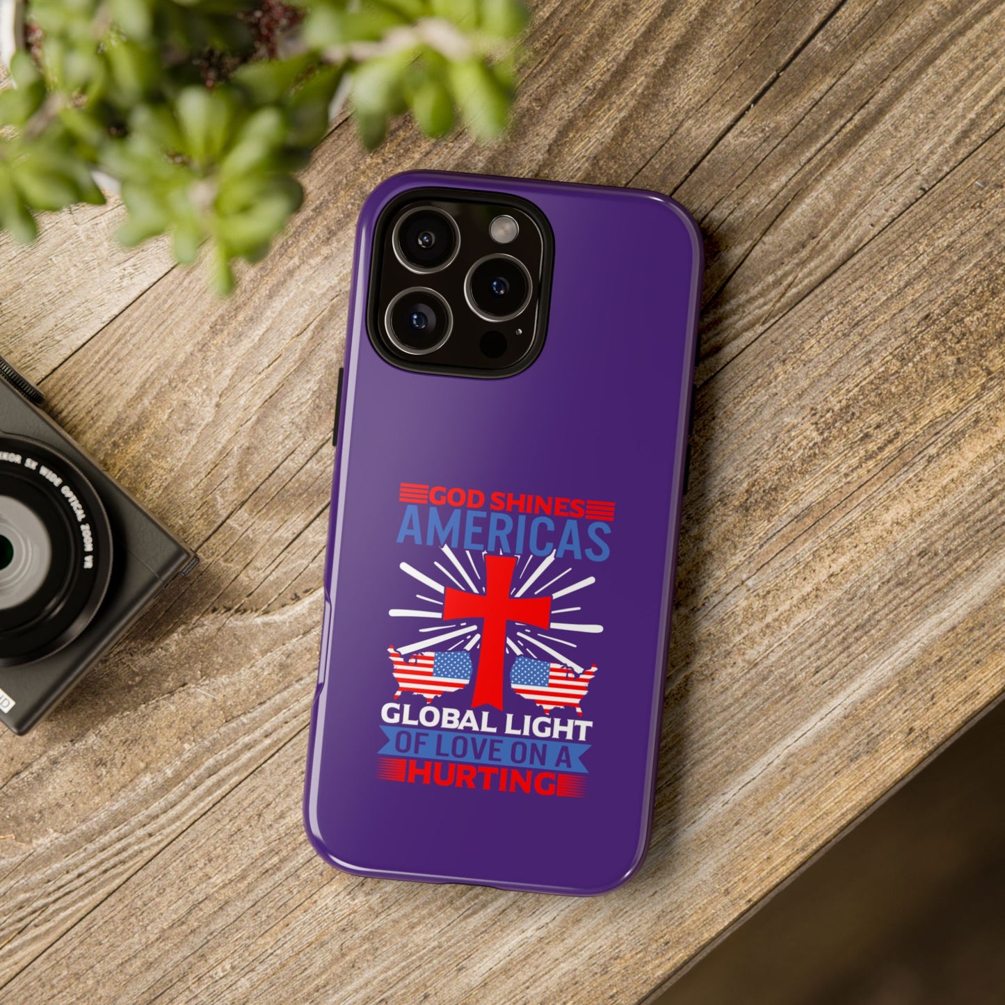 God Shines Global Light Of Love Cellphone Case