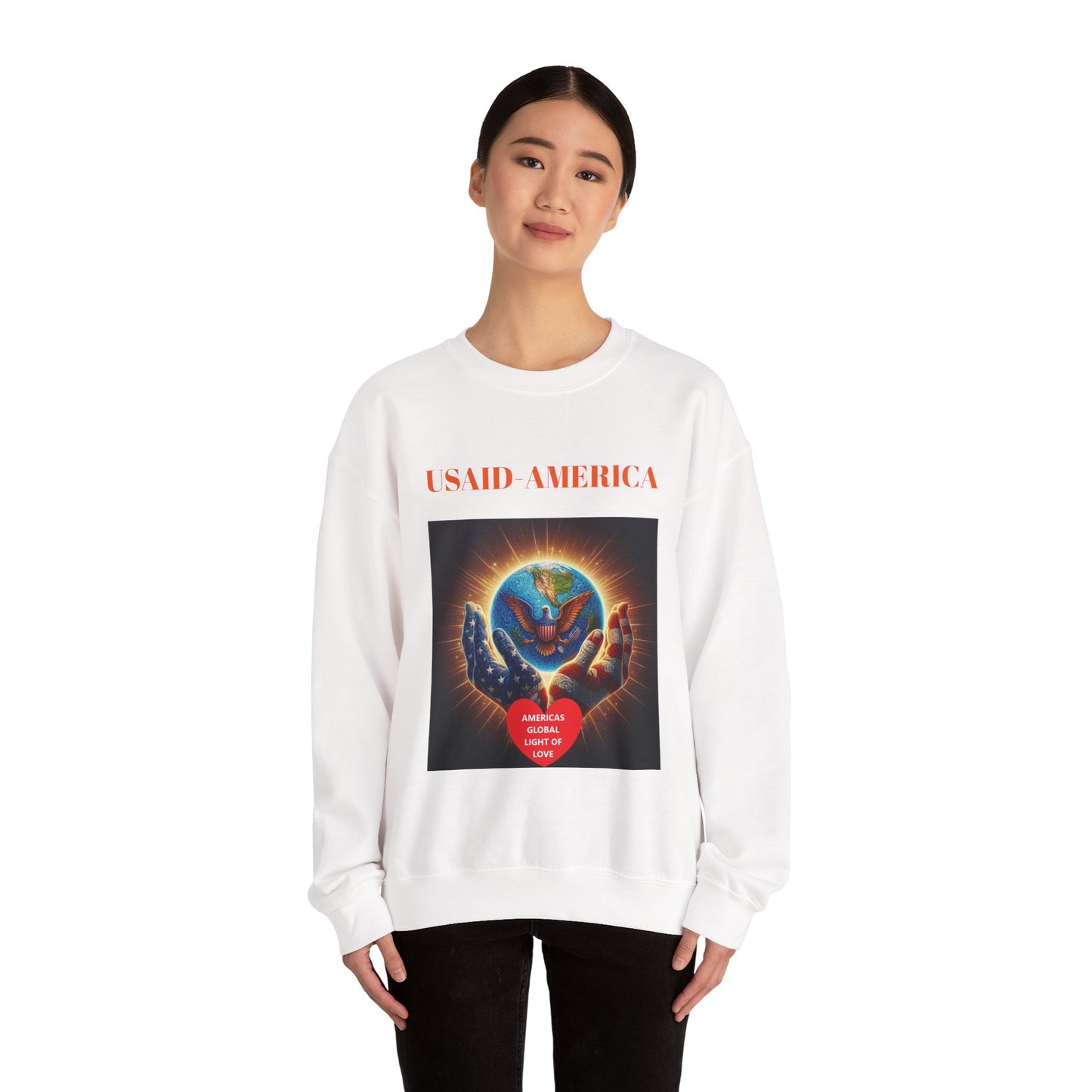 USAID-AMERICA America's Global Light of Love T-Shirt