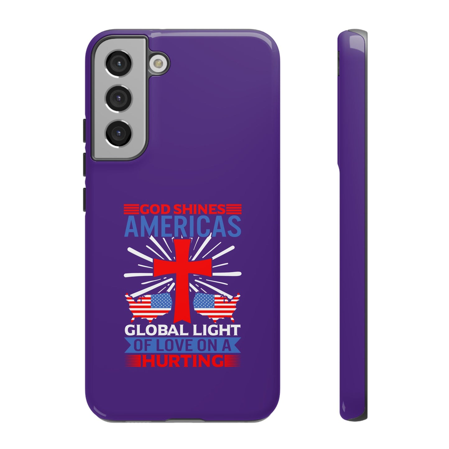 God Shines Global Light Of Love Cellphone Case