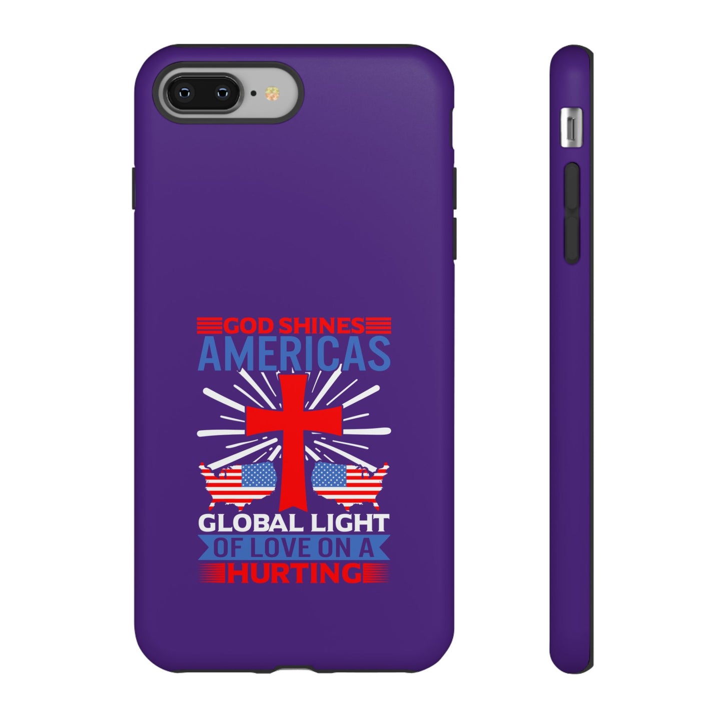 God Shines Global Light Of Love Cellphone Case