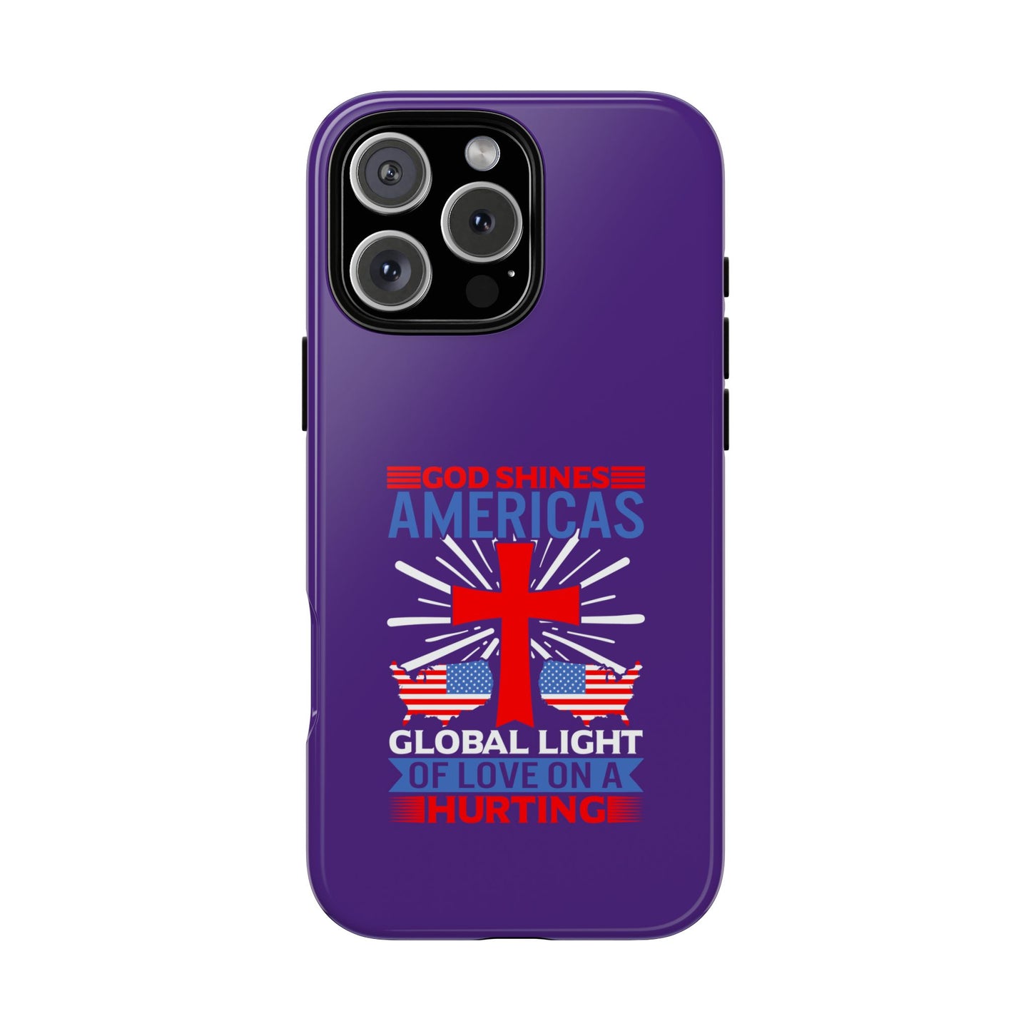 God Shines Global Light Of Love Cellphone Case
