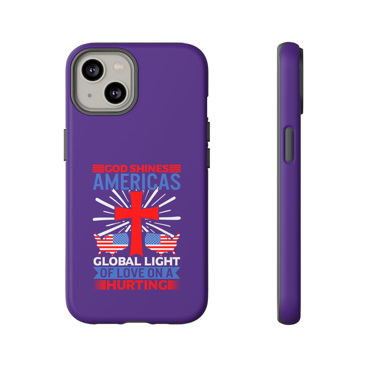God Shines Global Light Of Love Cellphone Case
