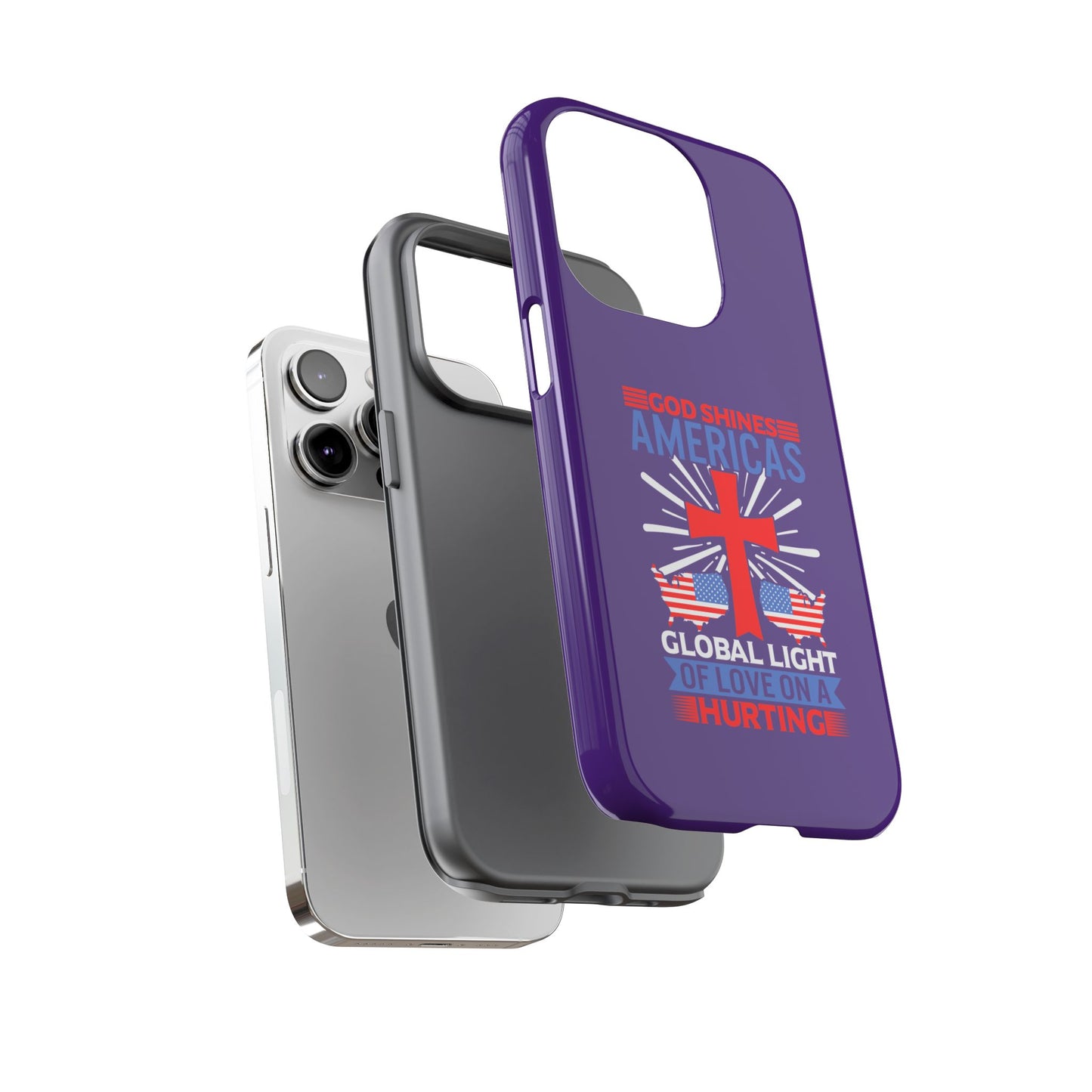 God Shines Global Light Of Love Cellphone Case