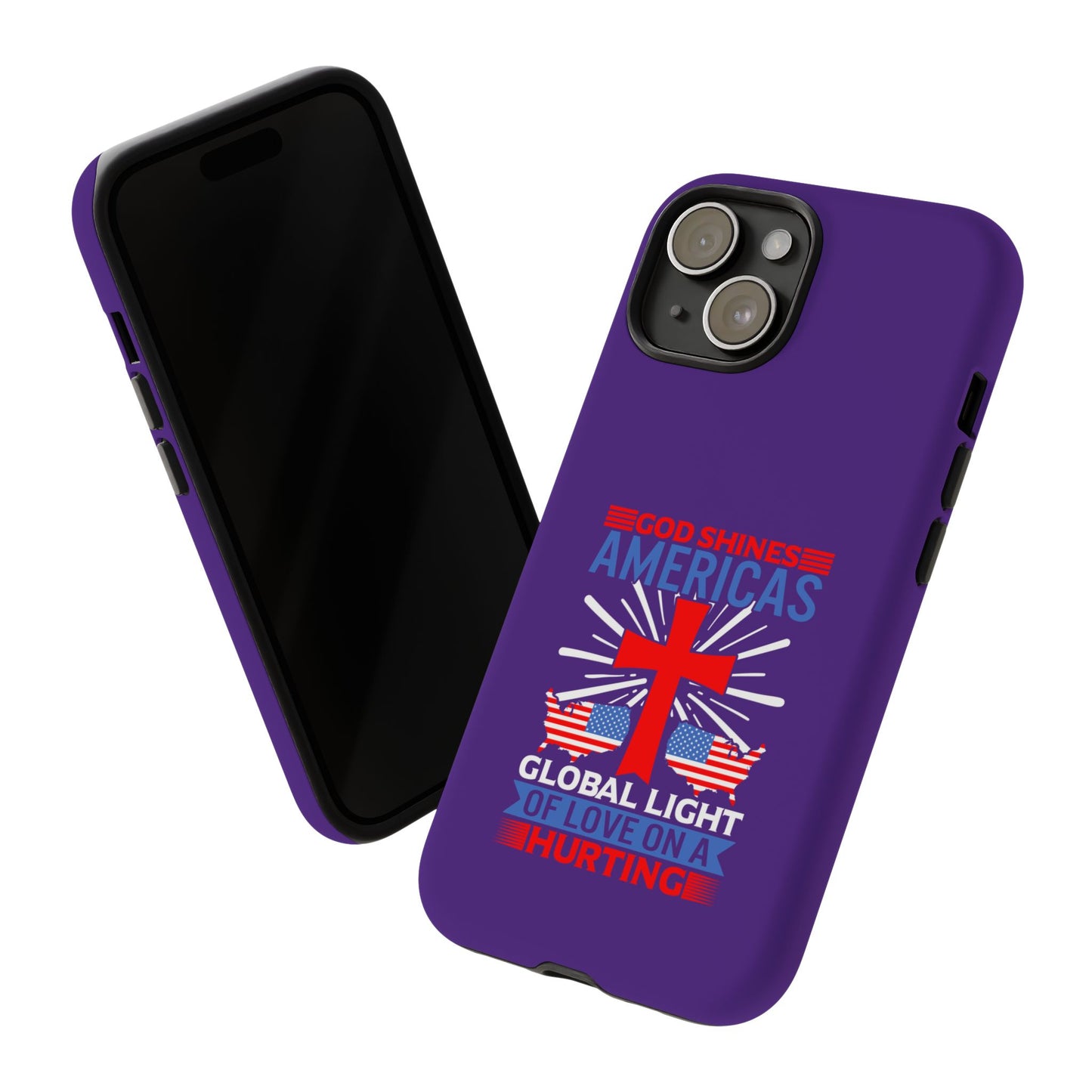 God Shines Global Light Of Love Cellphone Case
