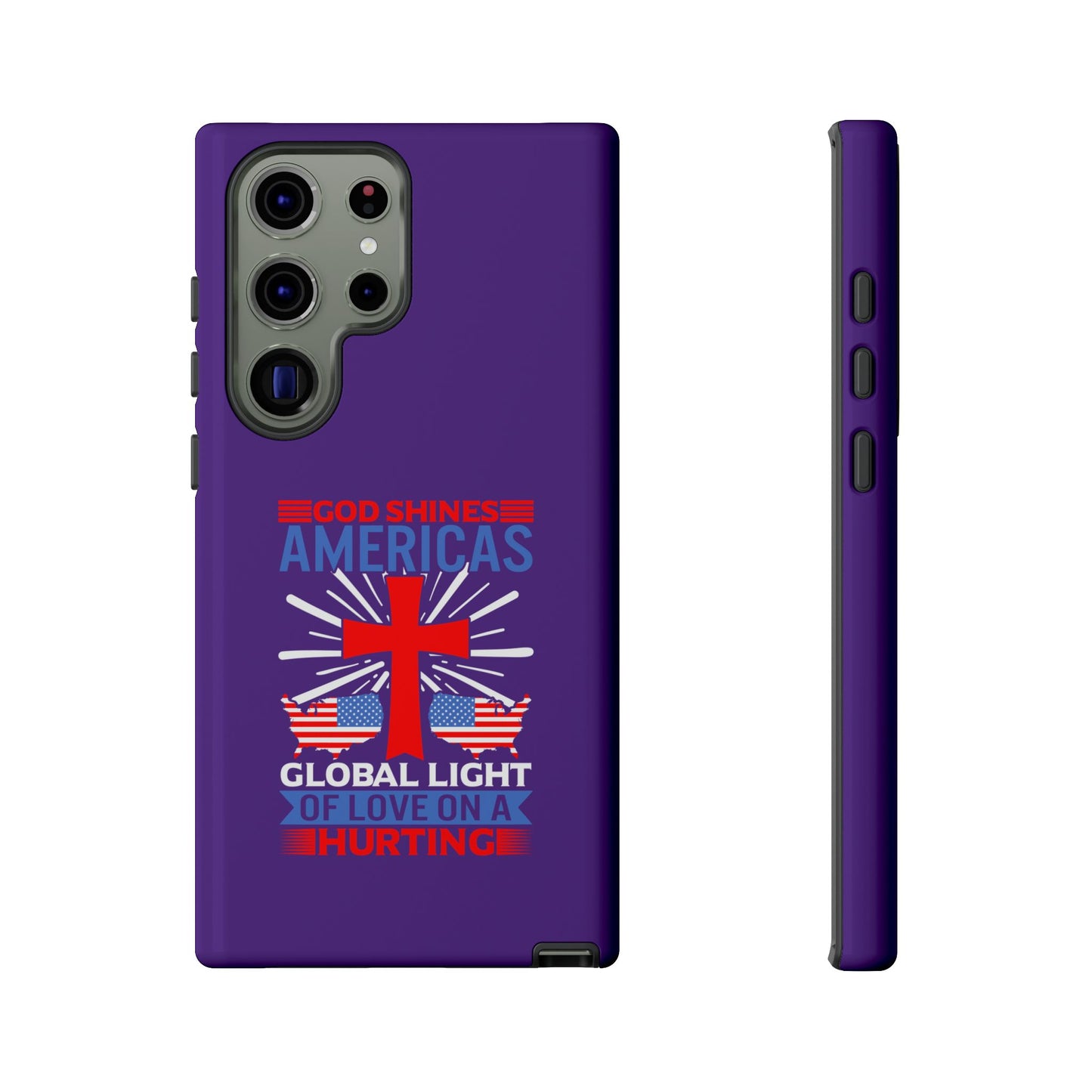 God Shines Global Light Of Love Cellphone Case