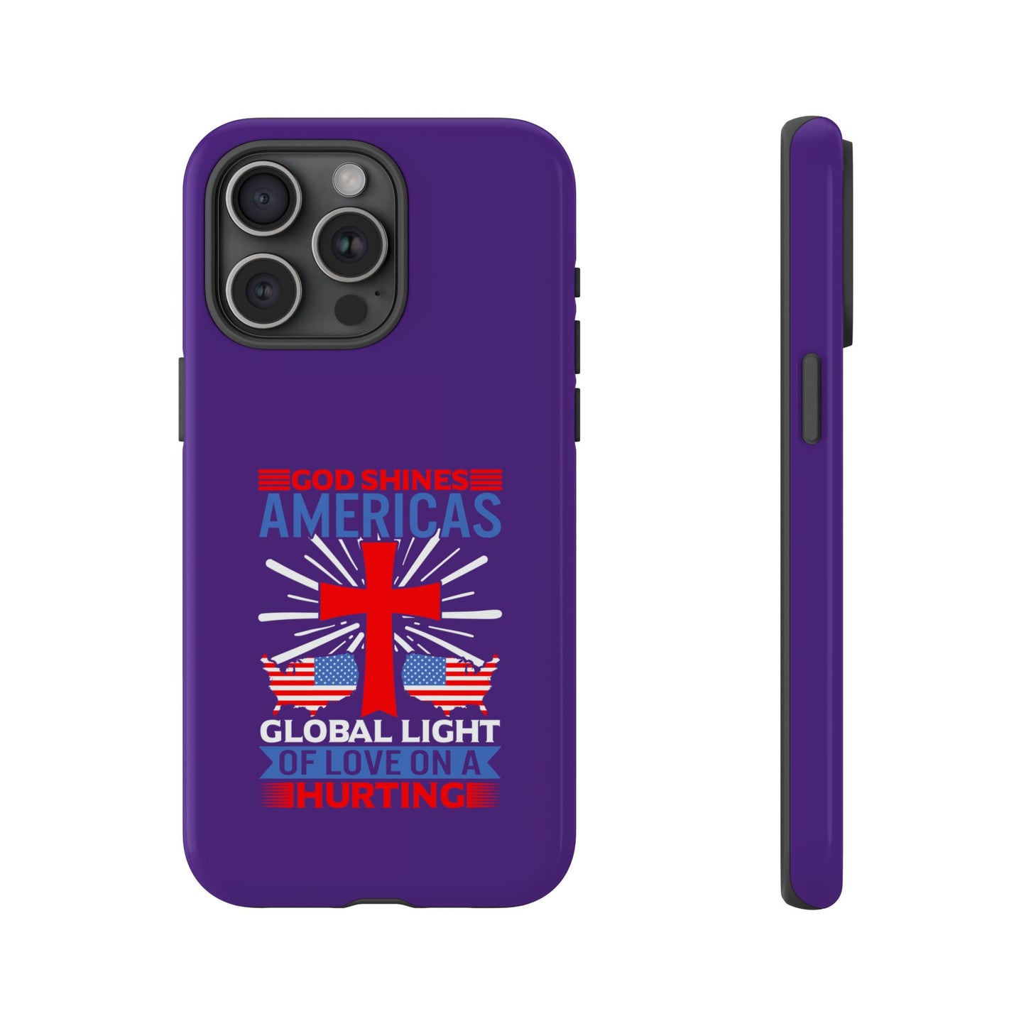 God Shines Global Light Of Love Cellphone Case
