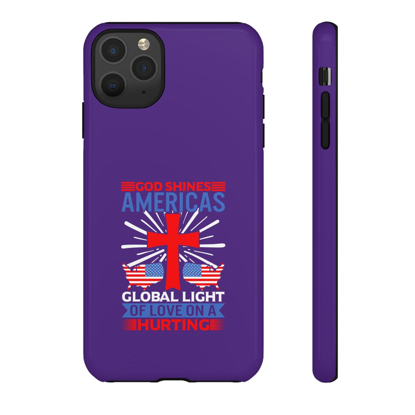 God Shines Global Light Of Love Cellphone Case