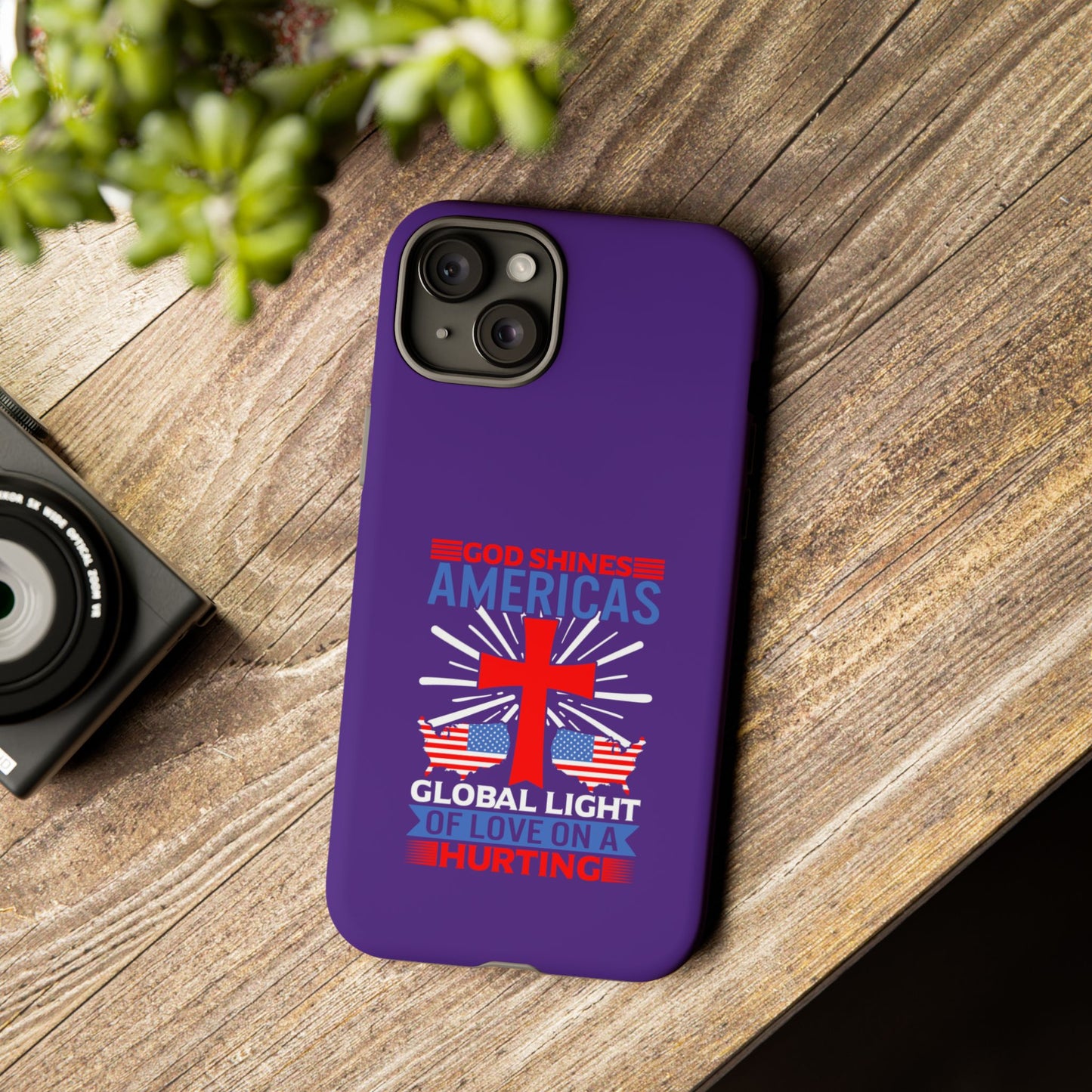 God Shines Global Light Of Love Cellphone Case