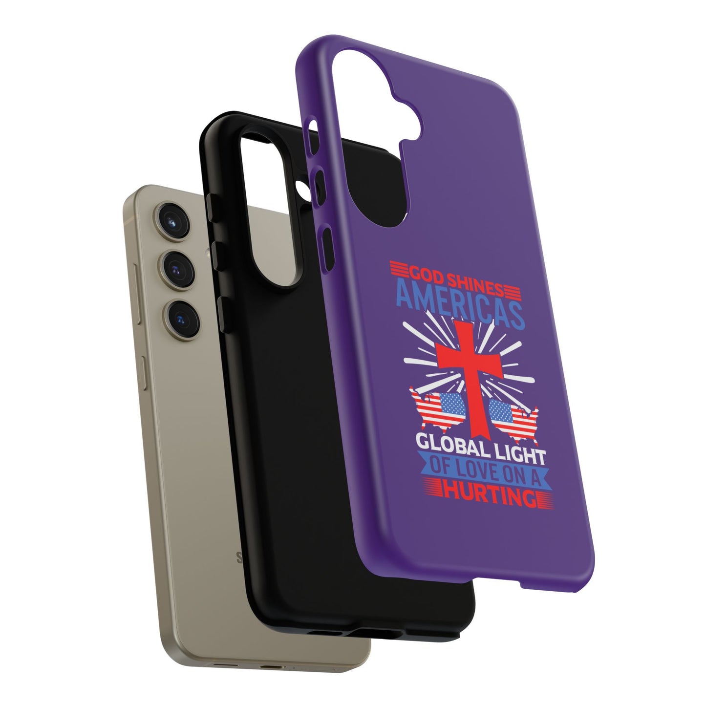 God Shines Global Light Of Love Cellphone Case
