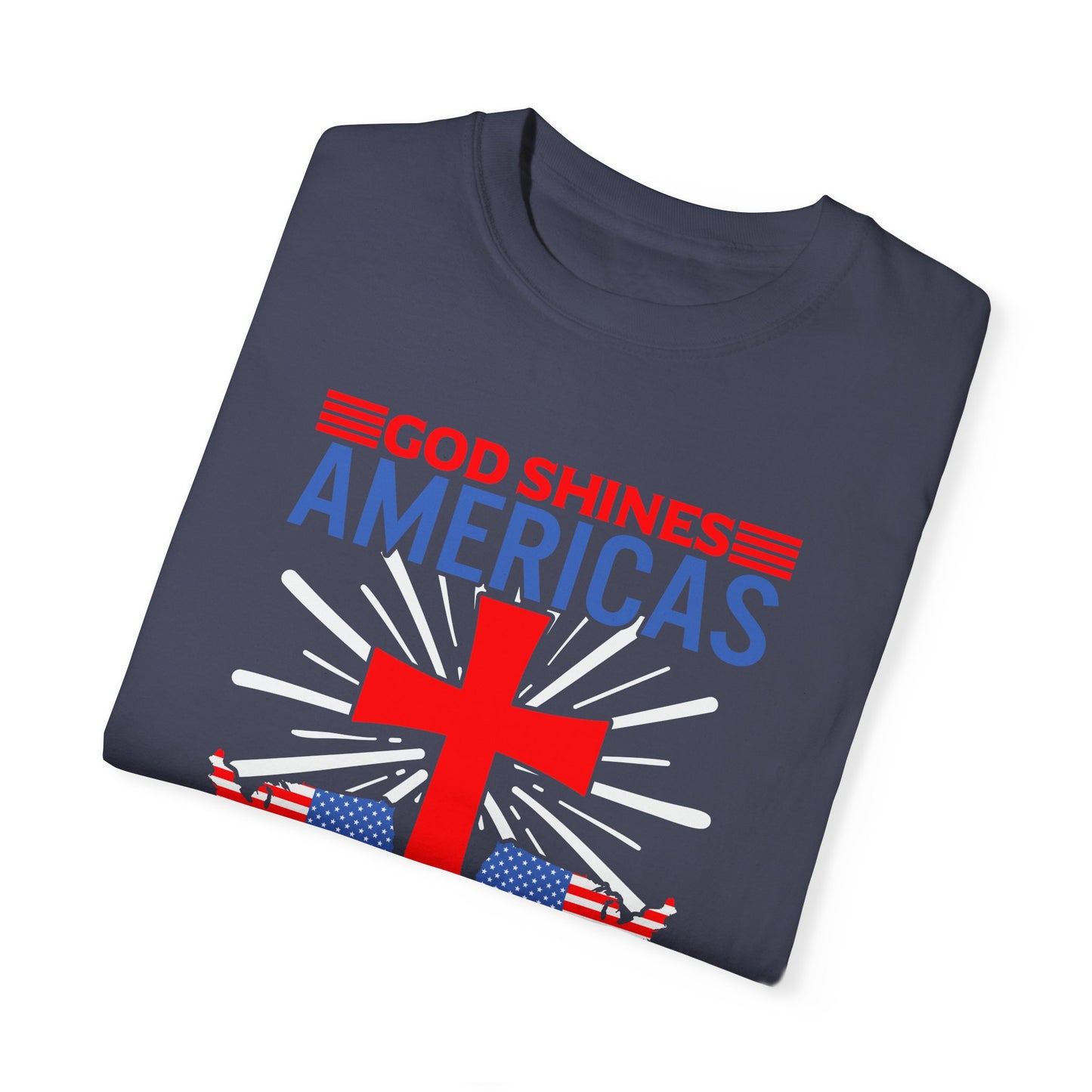 USIHA: 'God Shines America's Global Light' T-Shirt