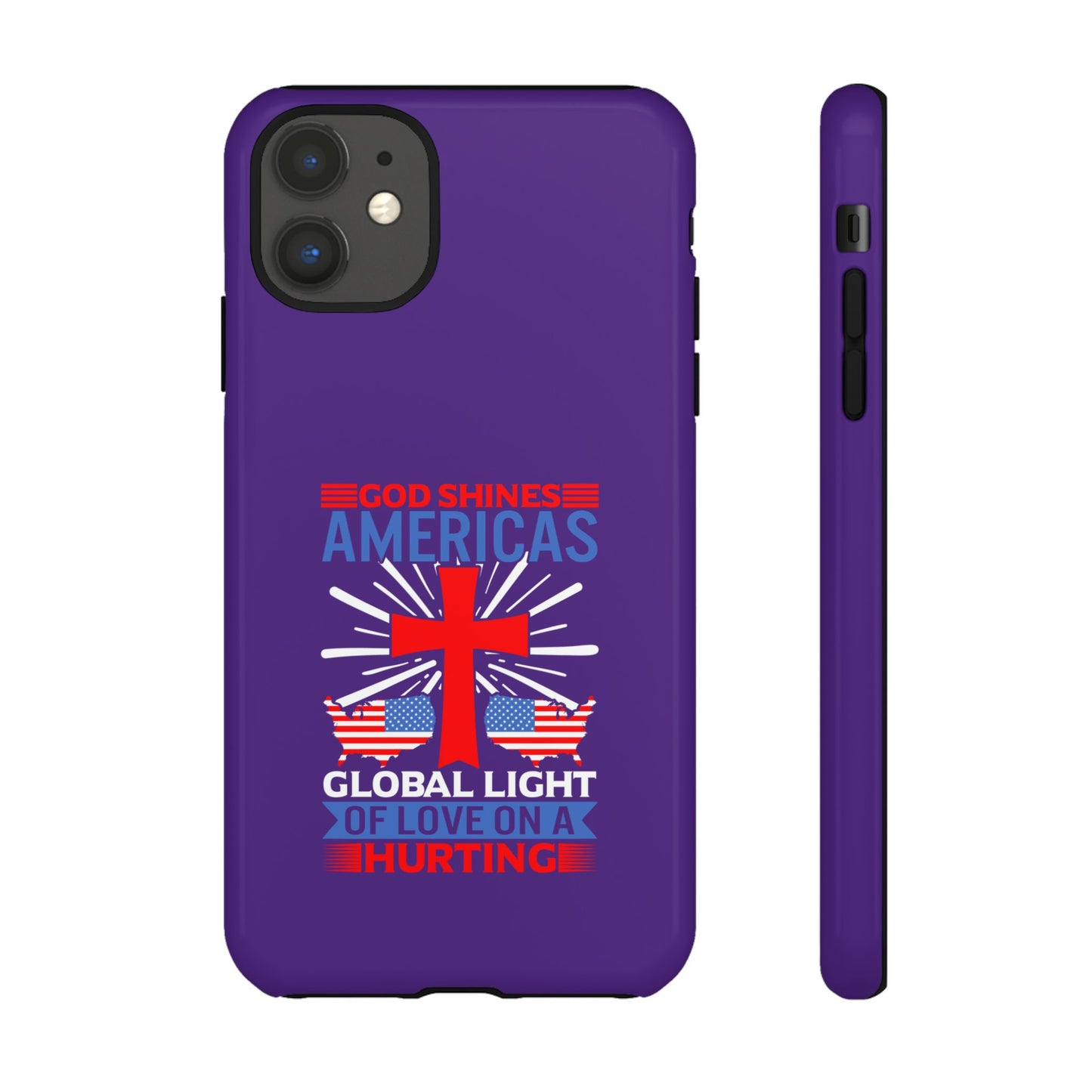 God Shines Global Light Of Love Cellphone Case