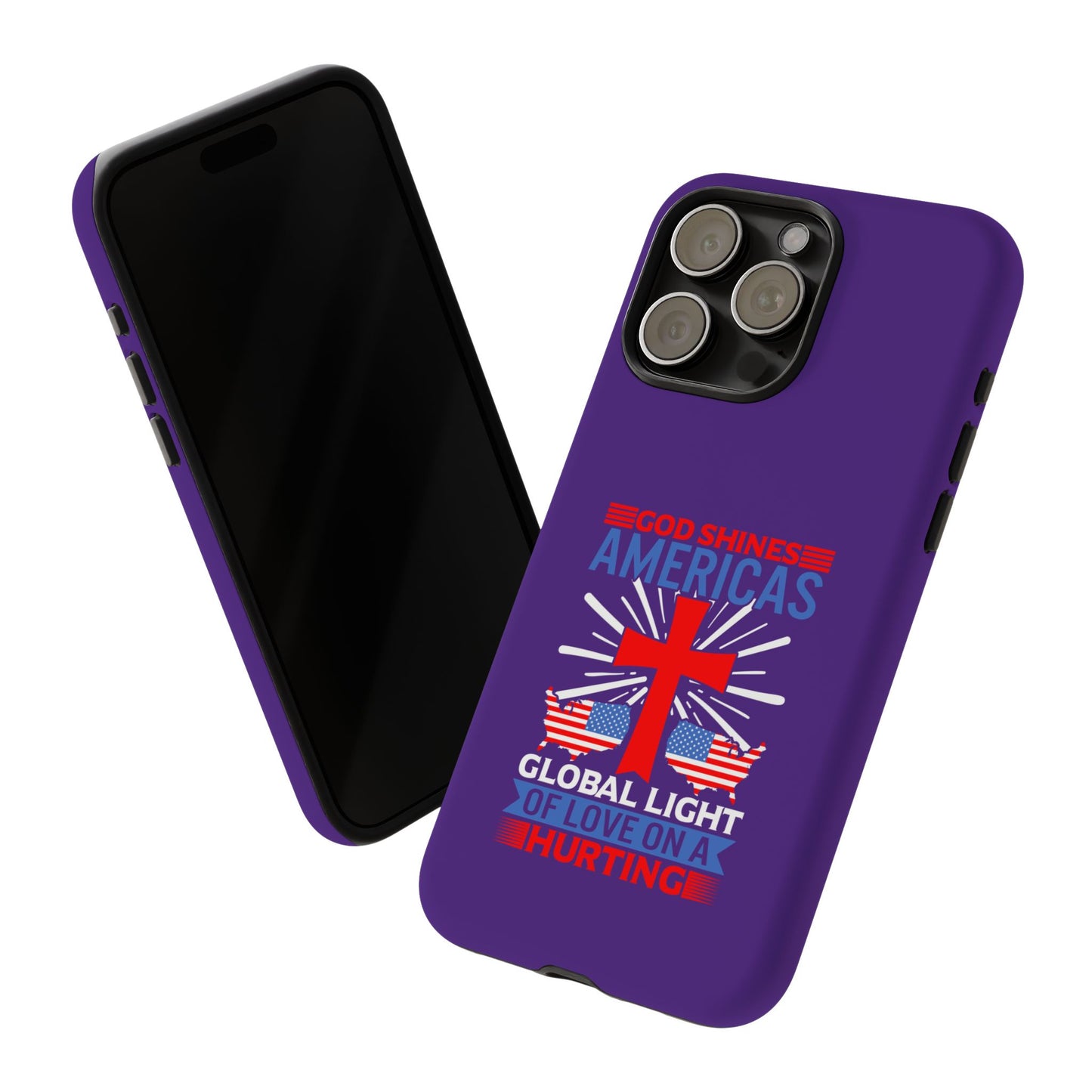 God Shines Global Light Of Love Cellphone Case