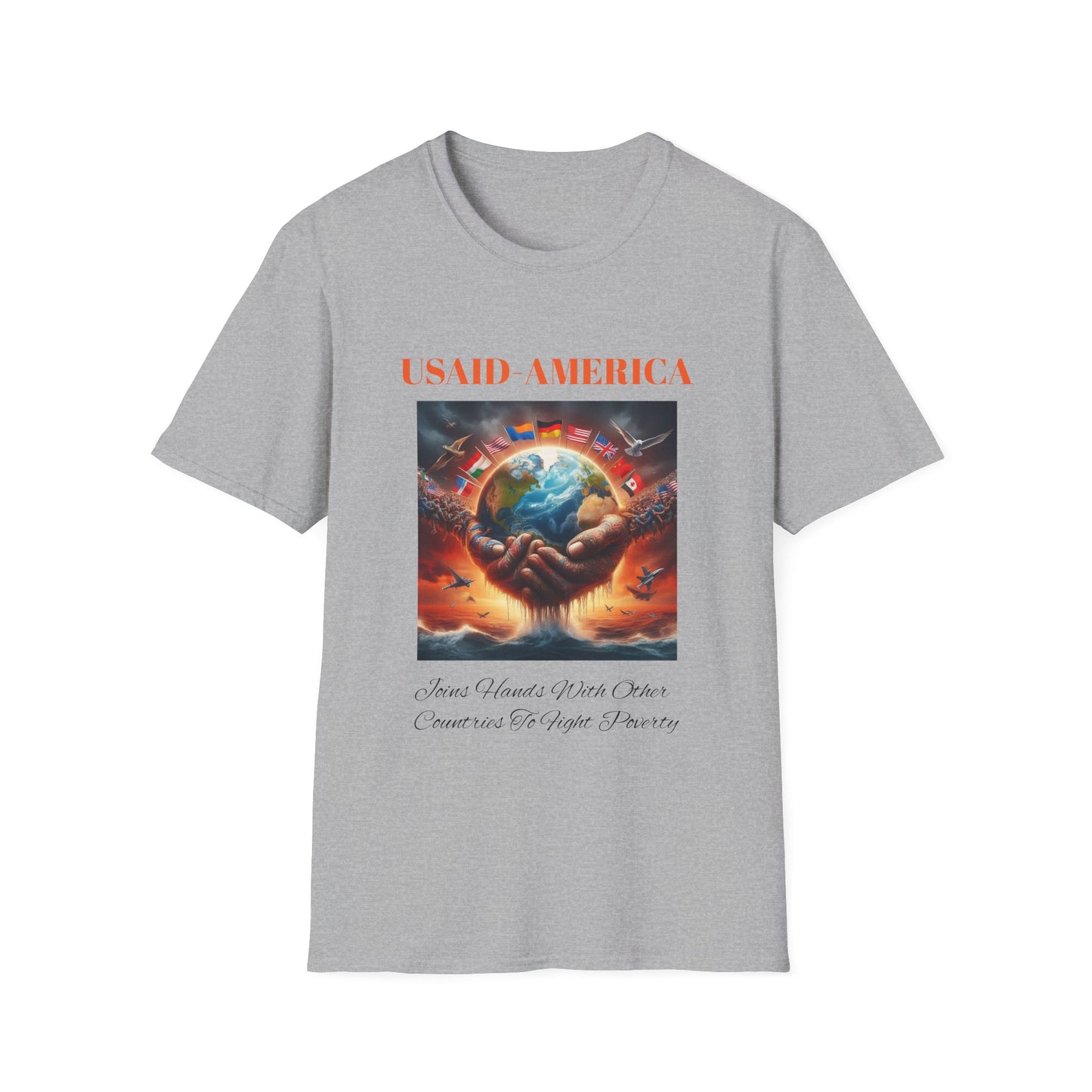 USAID-AMERICA Join Hands T-Shirt