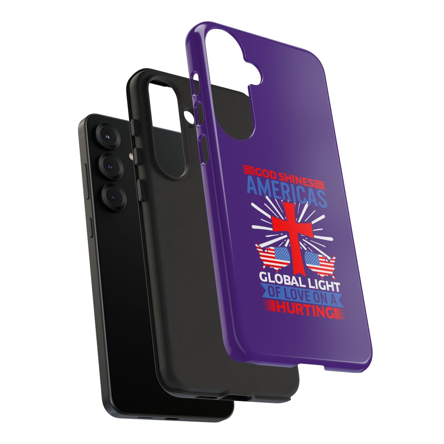 God Shines Global Light Of Love Cellphone Case