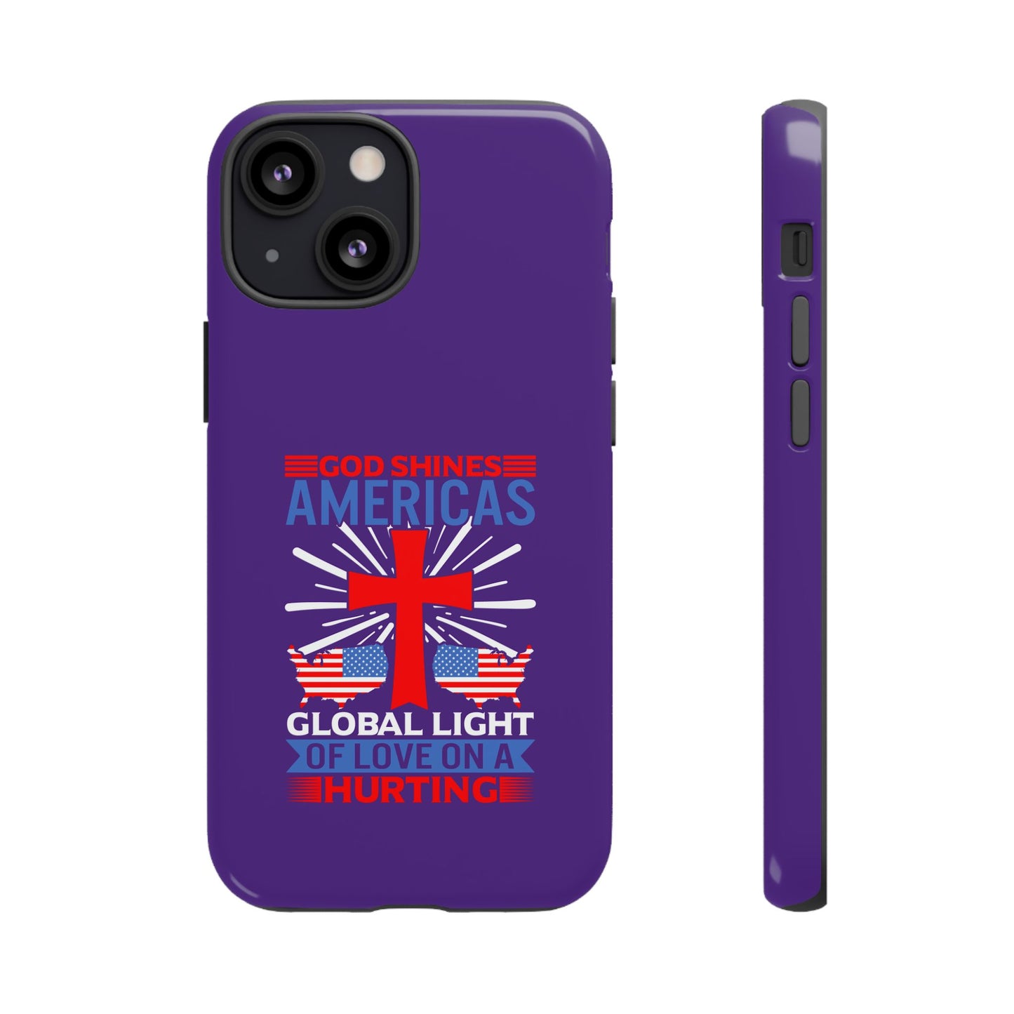 God Shines Global Light Of Love Cellphone Case