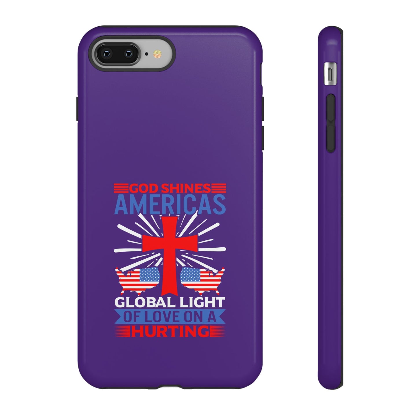God Shines Global Light Of Love Cellphone Case