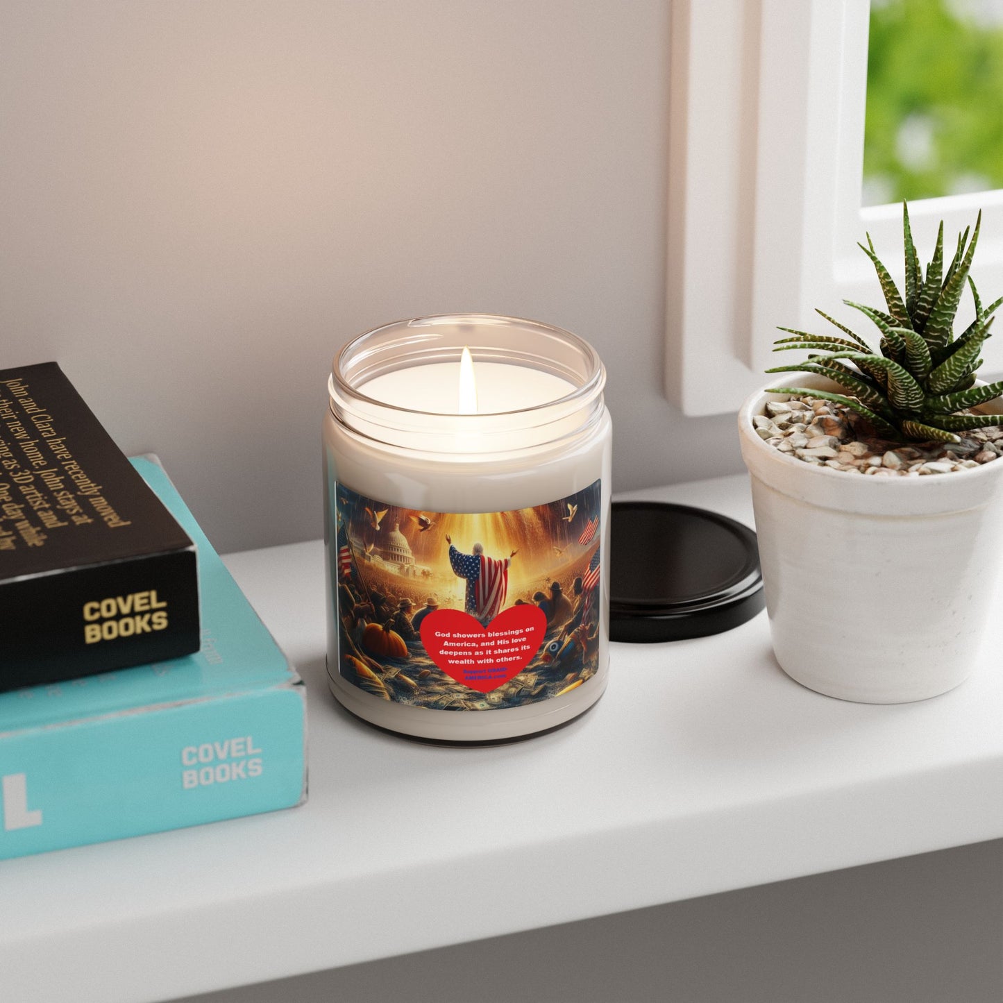 America Shares Their Blessings Scented Soy Candle