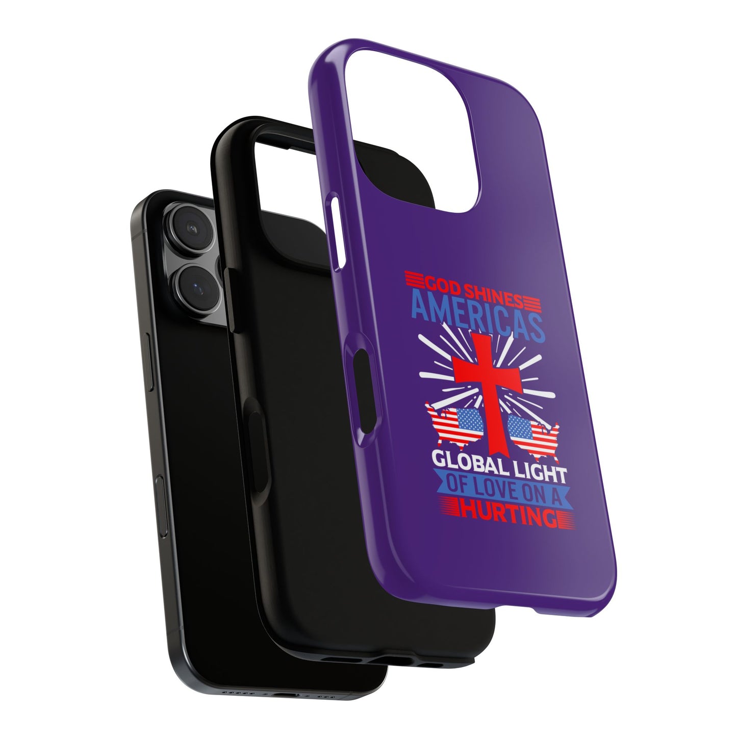 God Shines Global Light Of Love Cellphone Case
