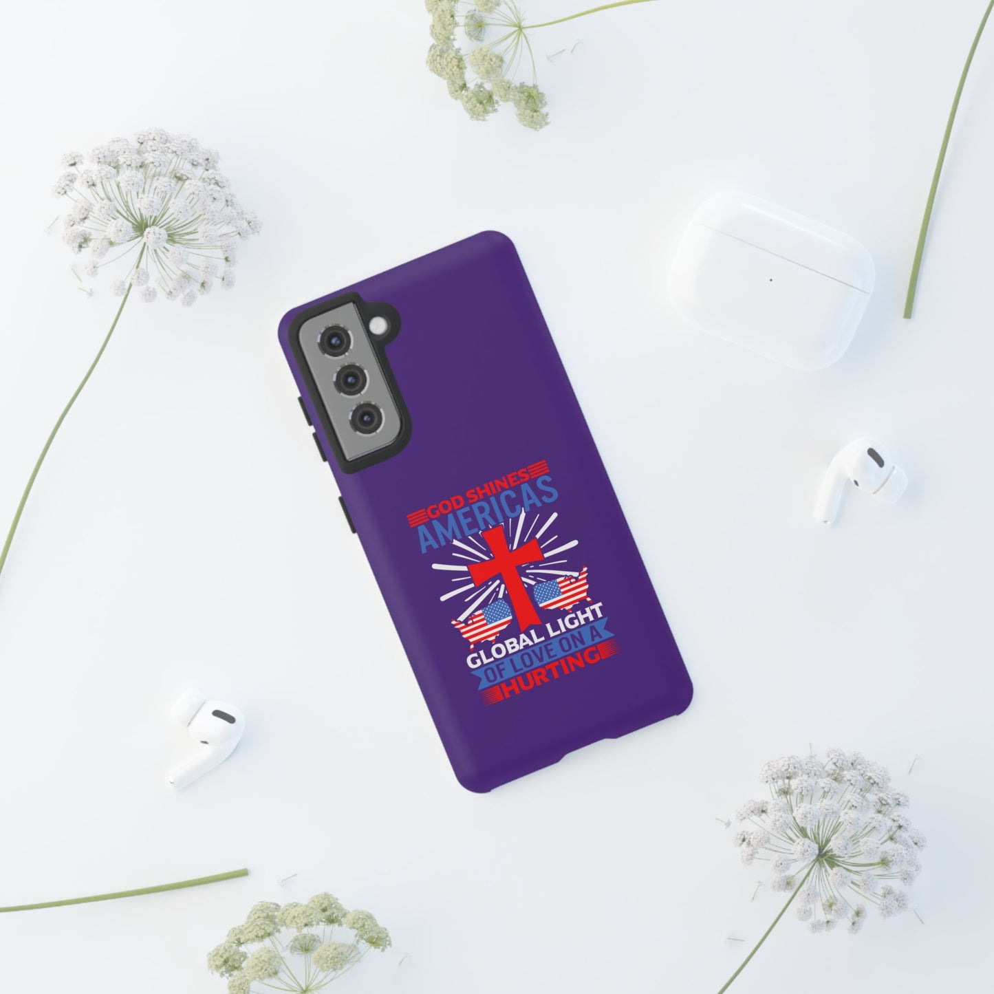 God Shines Global Light Of Love Cellphone Case