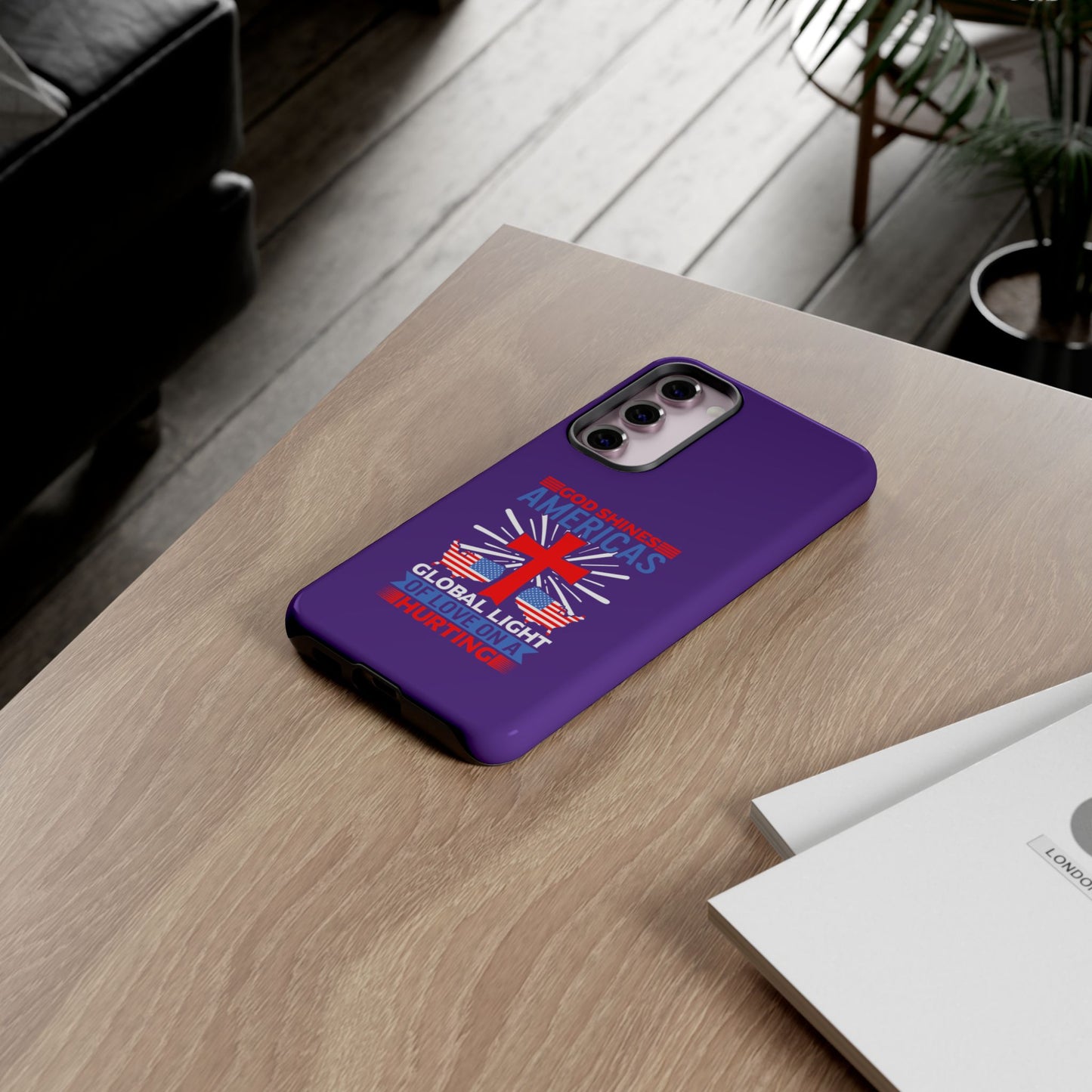 God Shines Global Light Of Love Cellphone Case