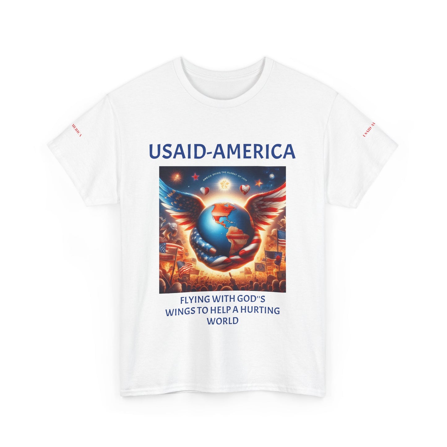 USAID Flying with God's Wings Tee