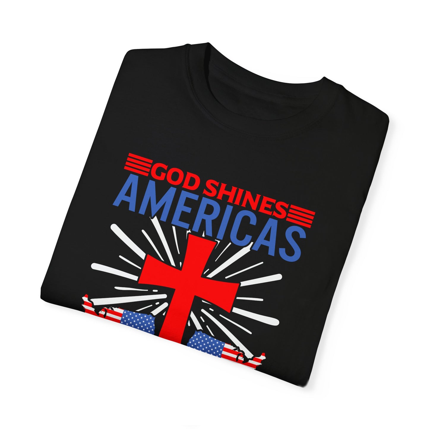USIHA: 'God Shines America's Global Light' T-Shirt