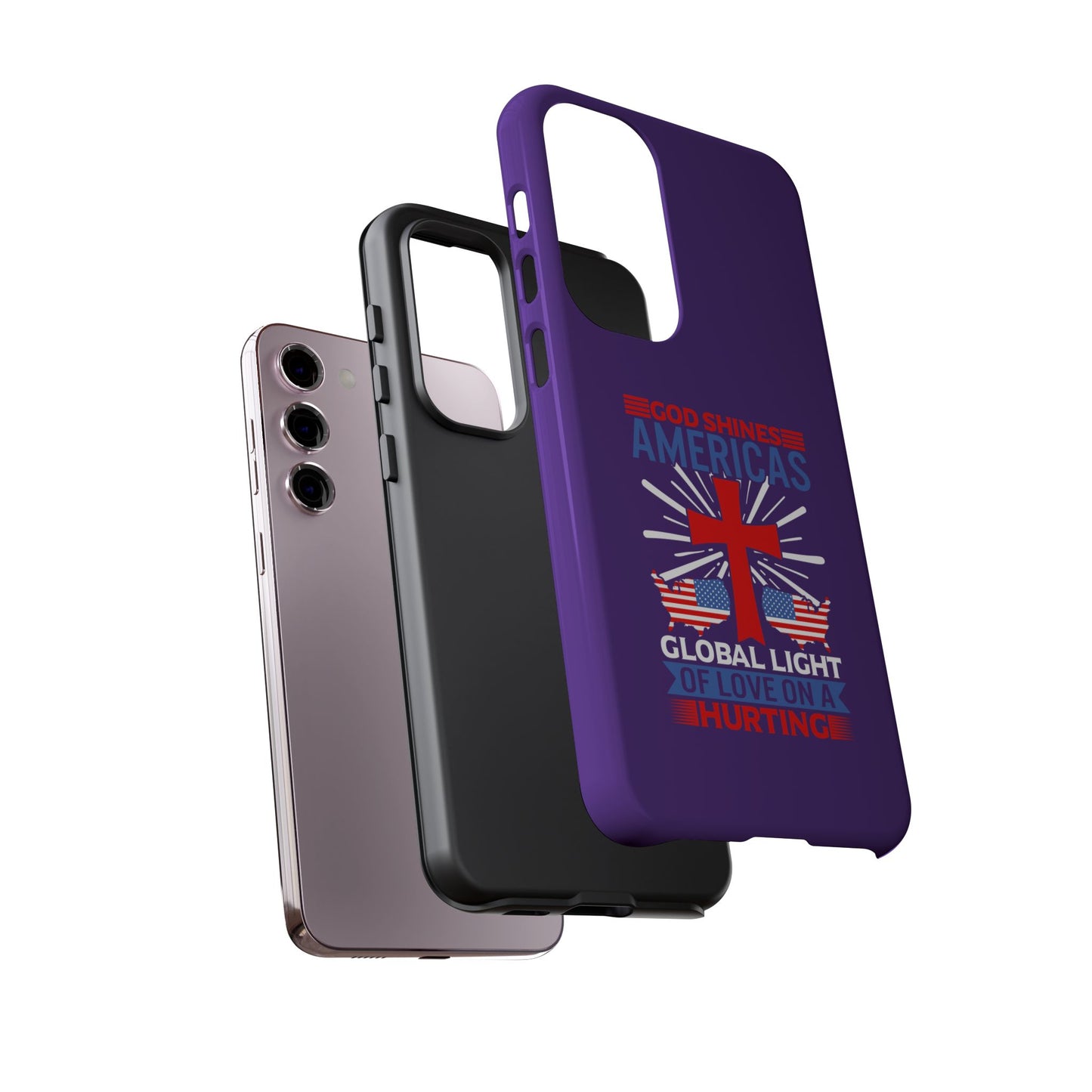God Shines Global Light Of Love Cellphone Case