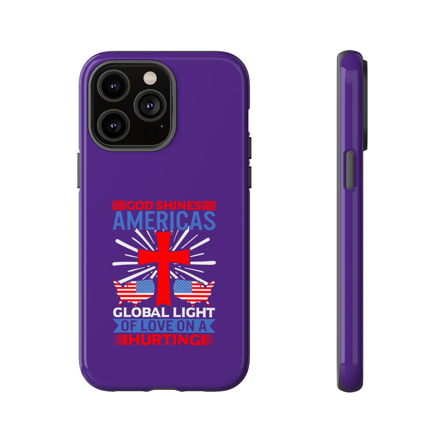 God Shines Global Light Of Love Cellphone Case