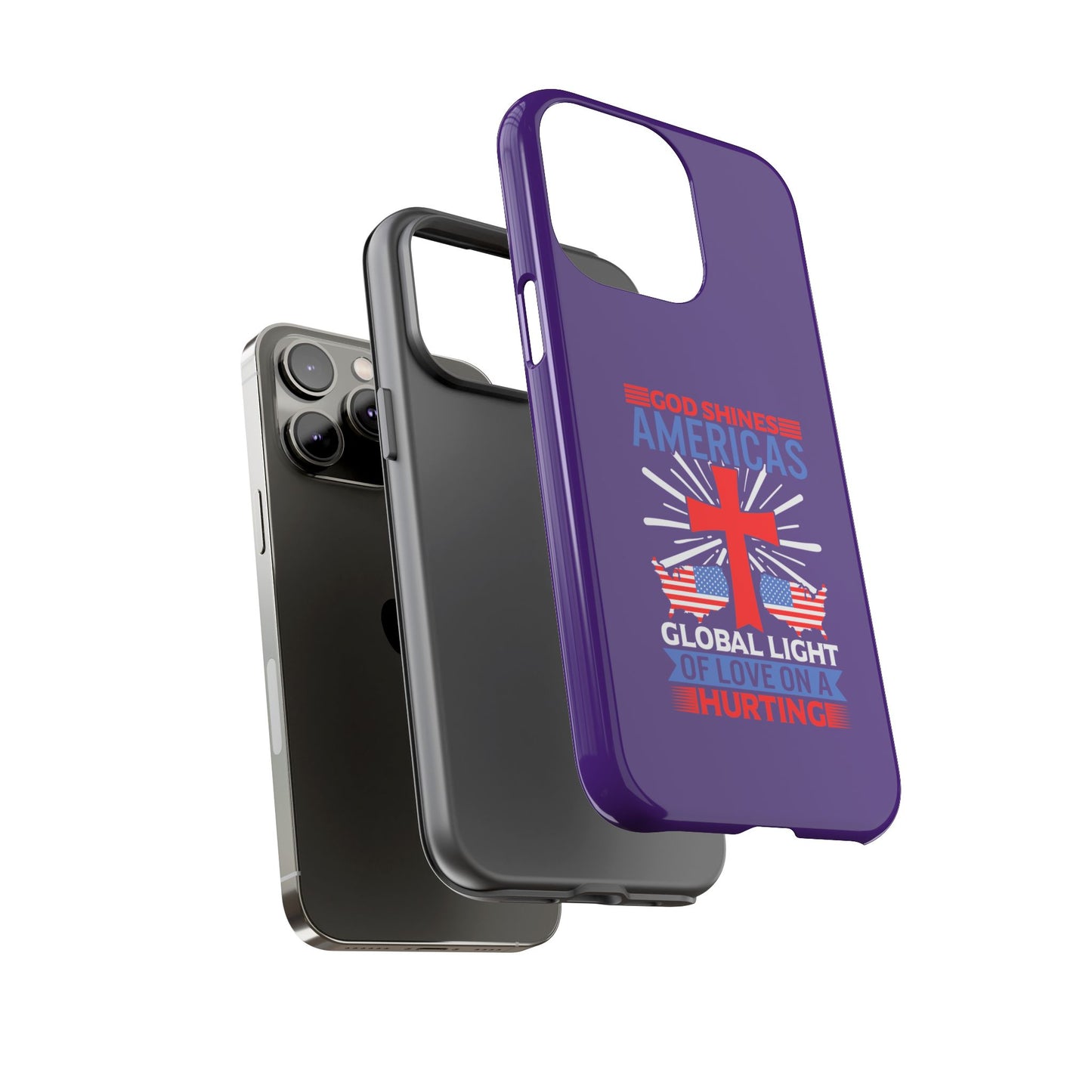 God Shines Global Light Of Love Cellphone Case