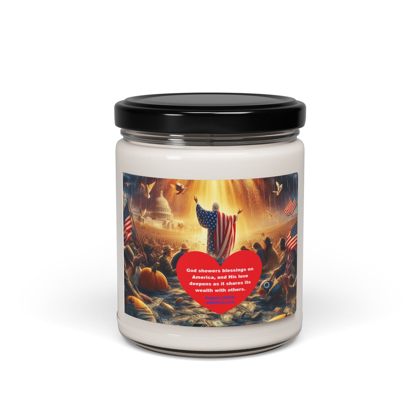 America Shares Their Blessings Scented Soy Candle