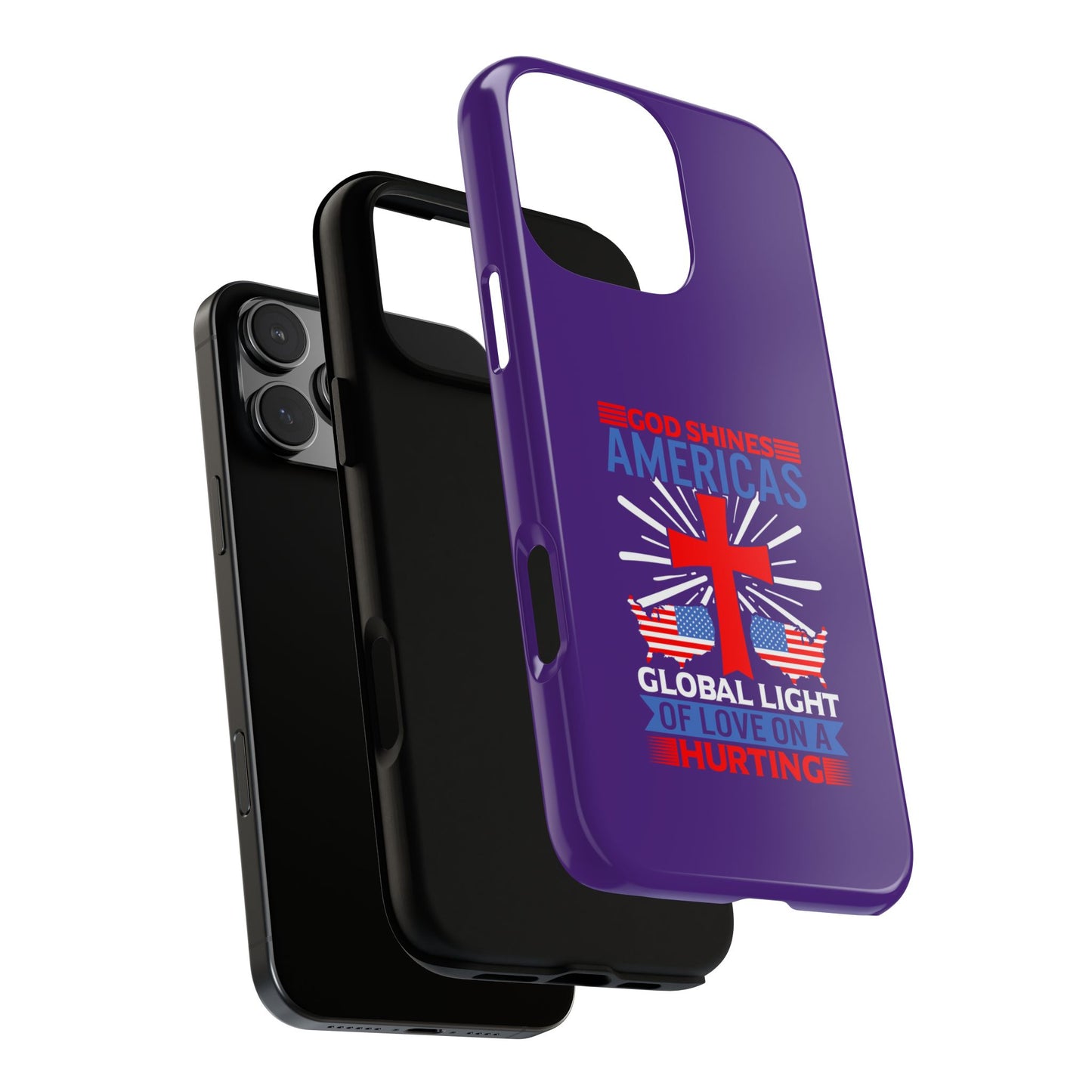 God Shines Global Light Of Love Cellphone Case