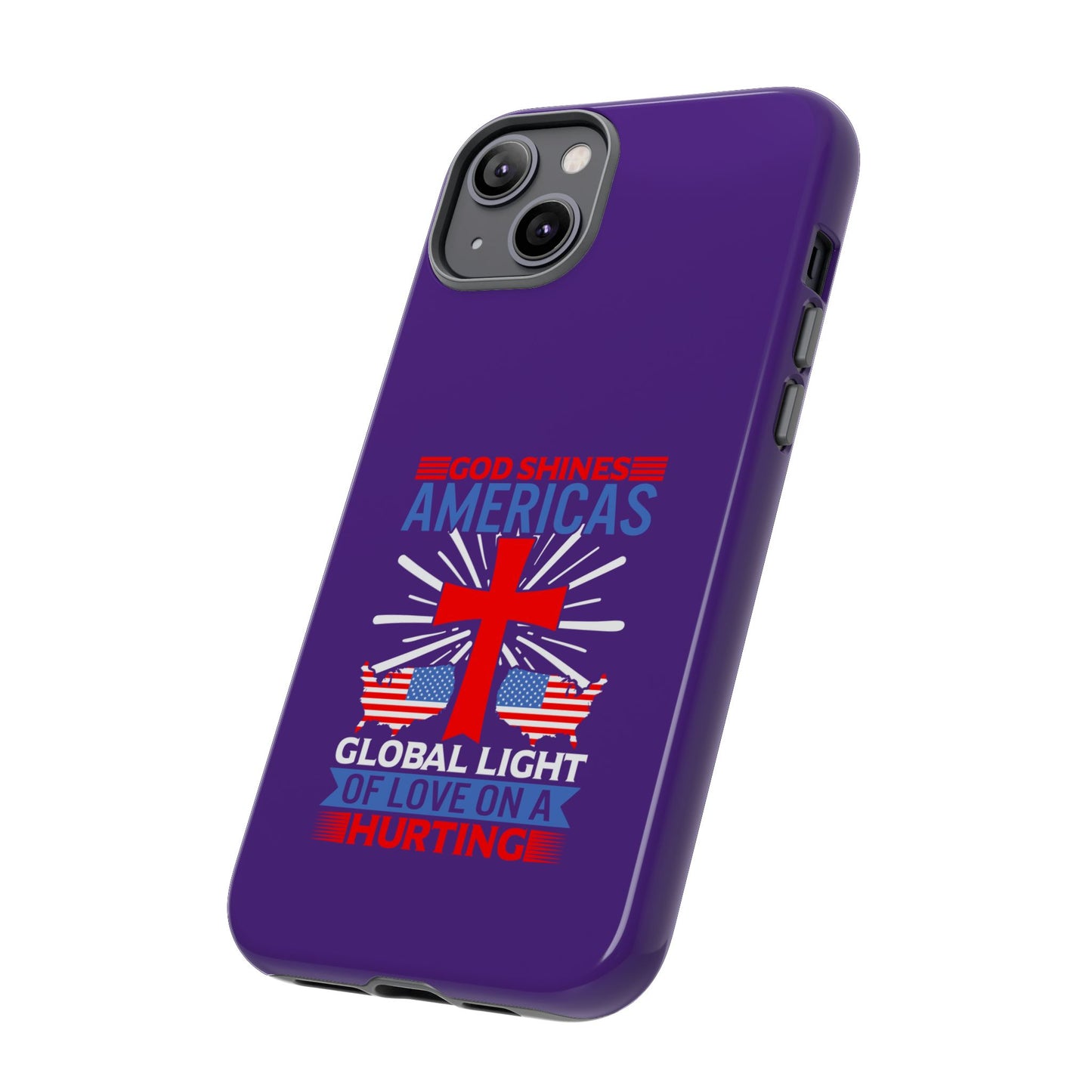 God Shines Global Light Of Love Cellphone Case