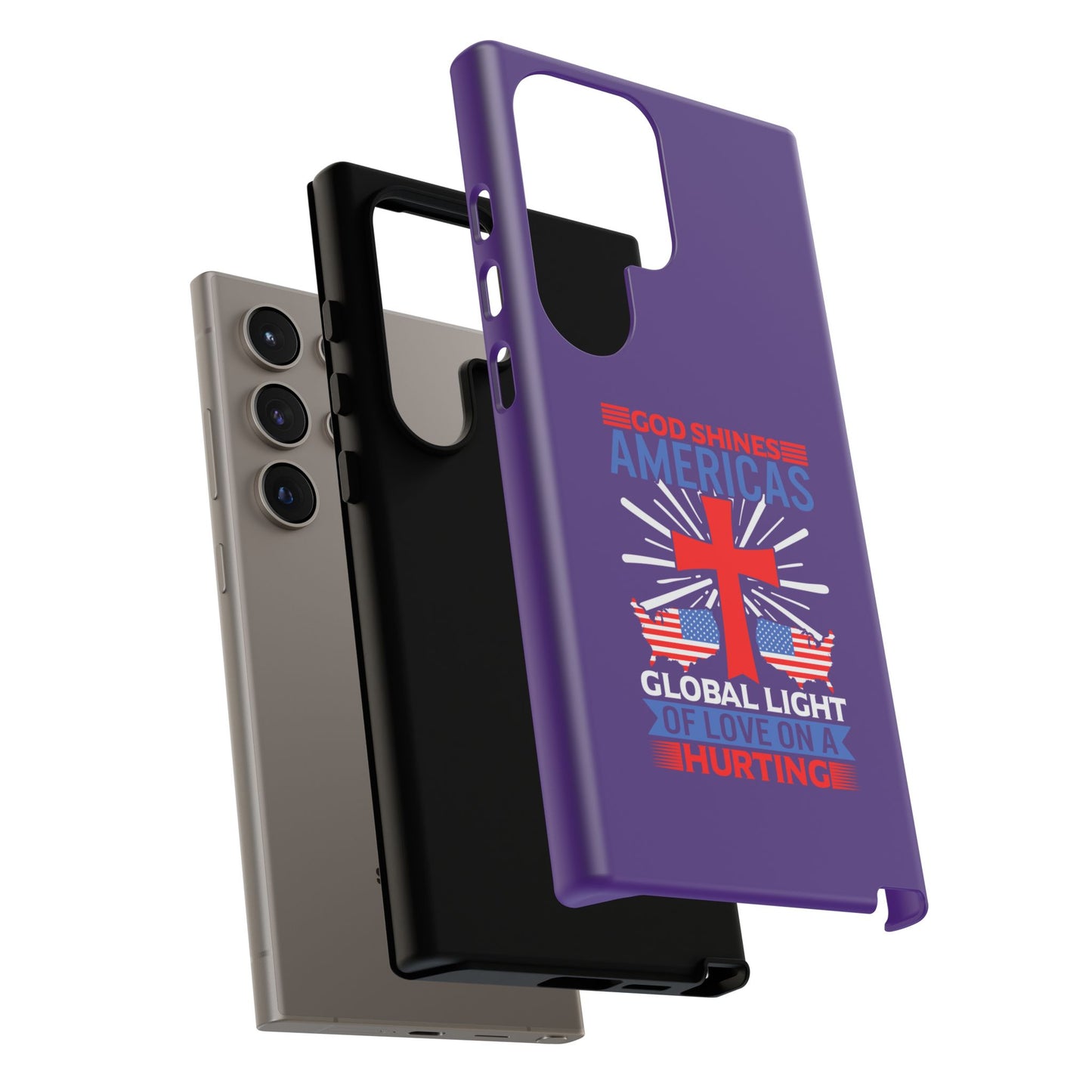 God Shines Global Light Of Love Cellphone Case