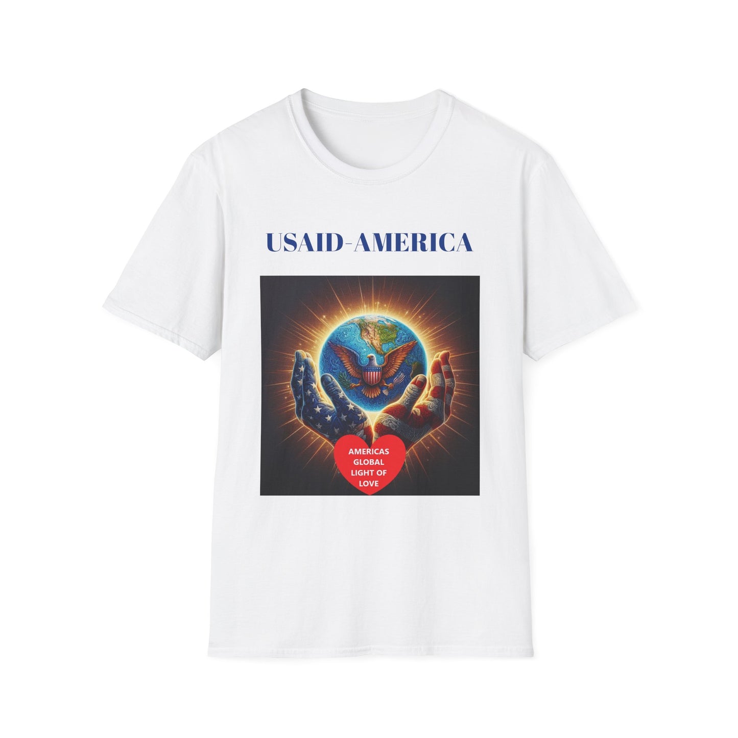 USAID-AMERICA: Shining Global Love Tshirt