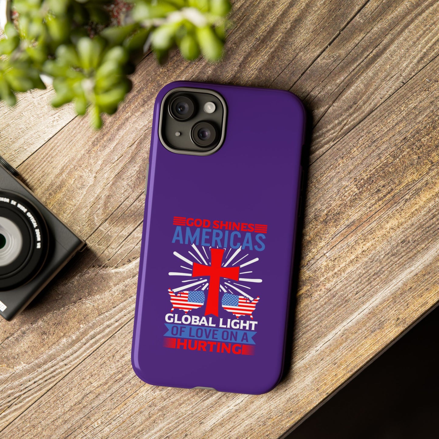 God Shines Global Light Of Love Cellphone Case